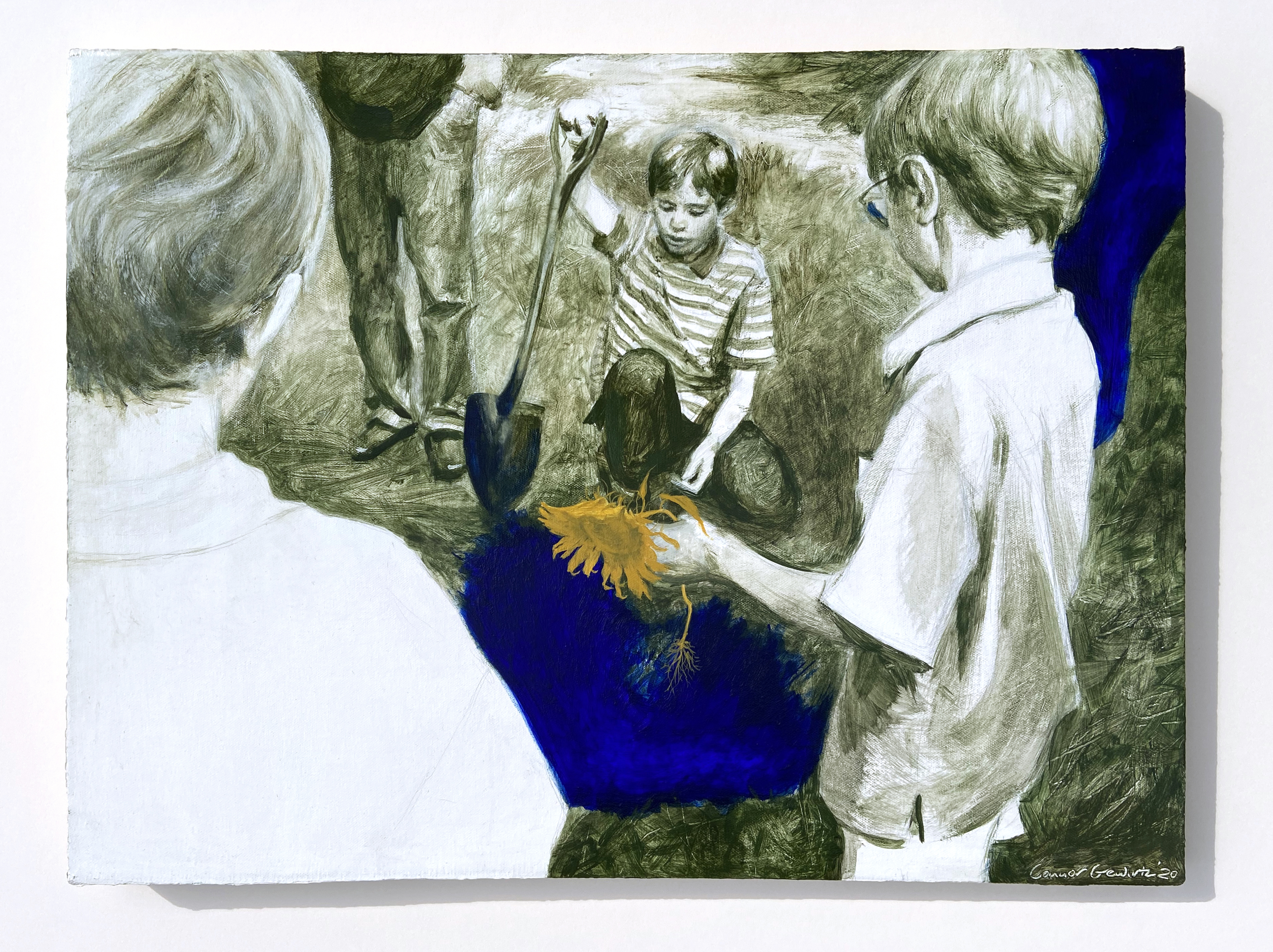 Last August. 2020. Acrylic on canvas. 18x24"