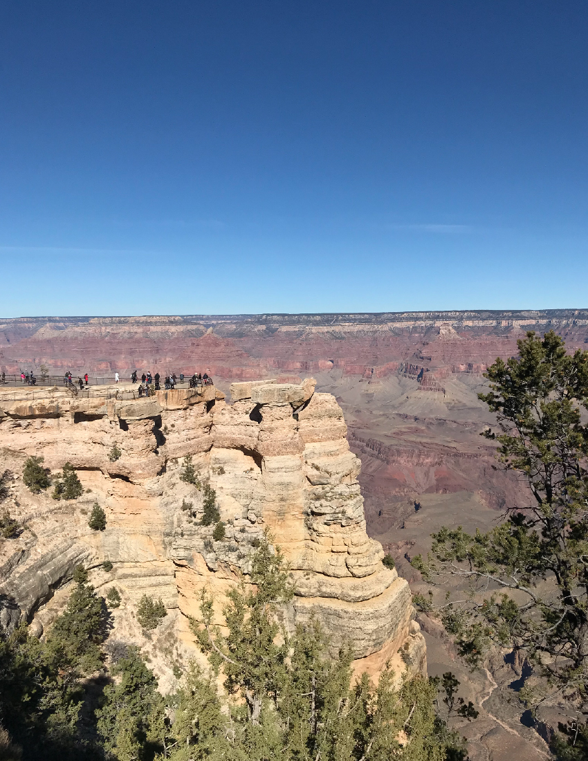 그림 스타일에 영향을 준 그랜드캐니언 여행 당시 사진   ©이마리아
