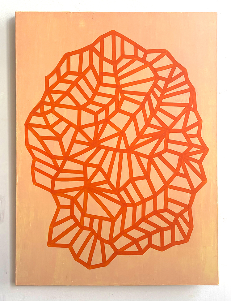 Touch  |  acrylic on canvas  |  3' x 4'