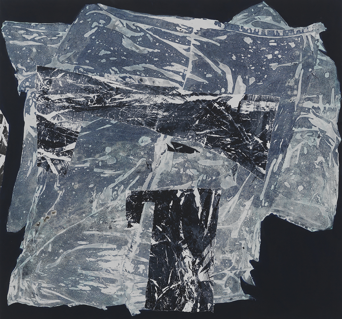 "Denna plats - Skala 1:1 (Parts)", acrylics on polyester canvas, 23x25", 58x62 cm 