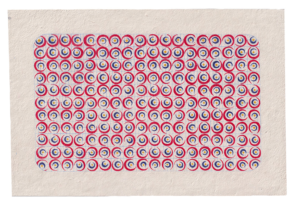 computer says no, pencil on handmade cotton paper, 30 x 44 cm