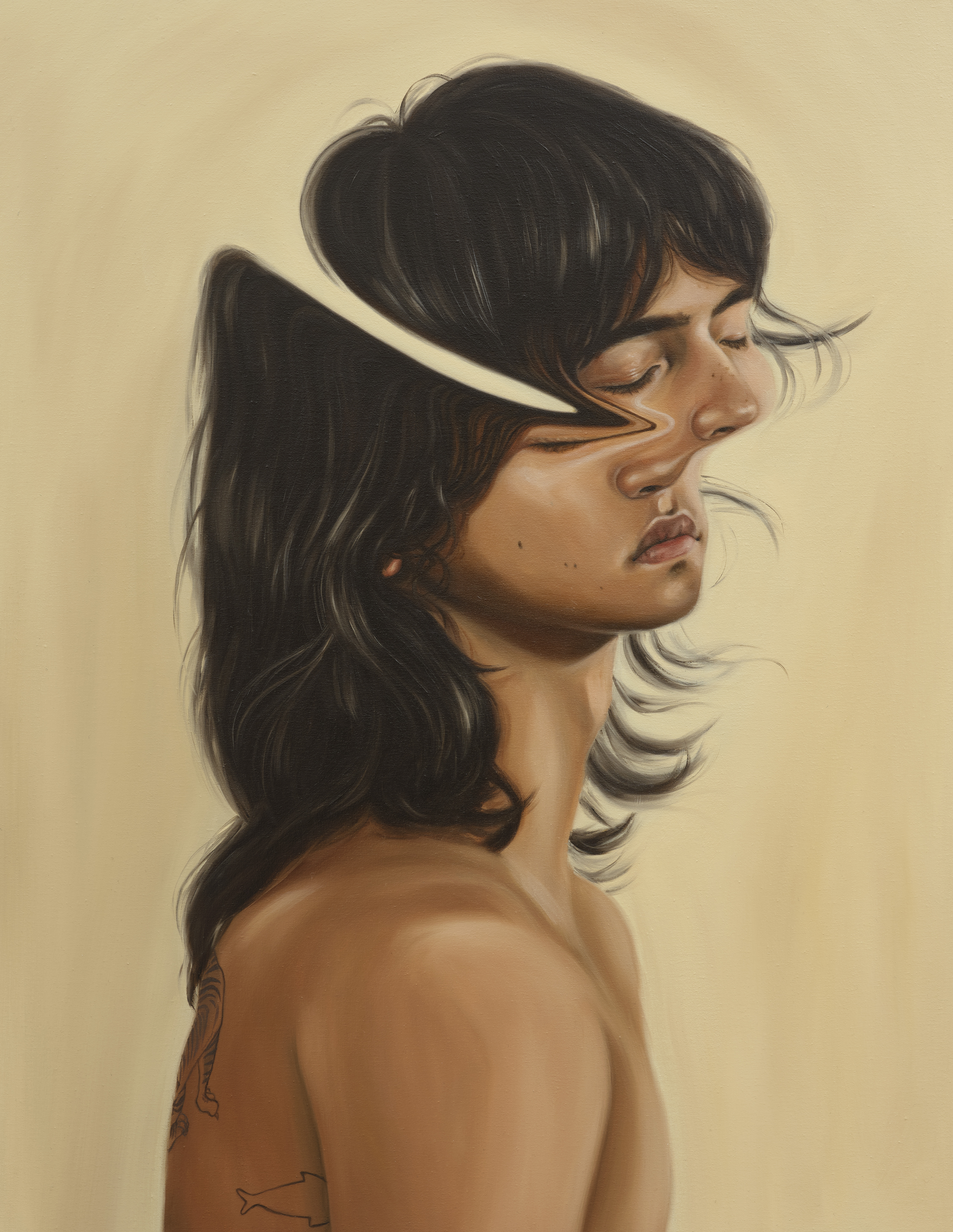 But Then It's Over, Oil on Canvas, 550 x 610mm, 2021