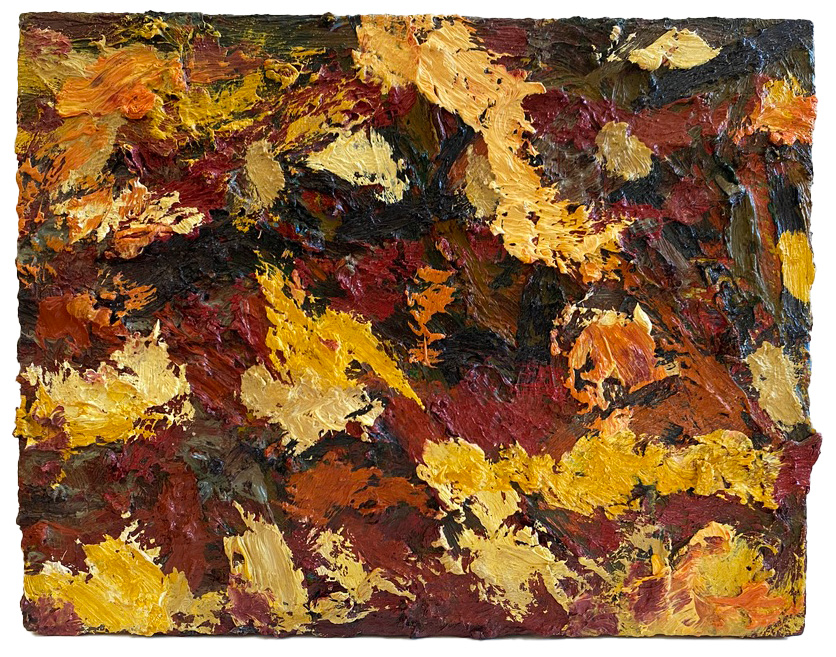 "flares" - oil on board