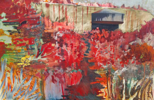 Battery Townsley, Acrylic and Oil on Canvas, 2011