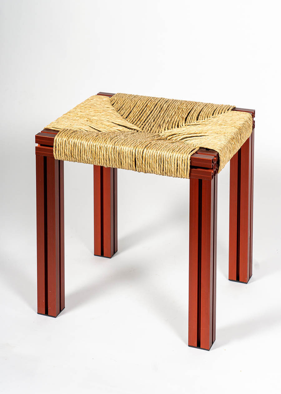 TINO SEUBERTWICKER COLLECTION STOOL