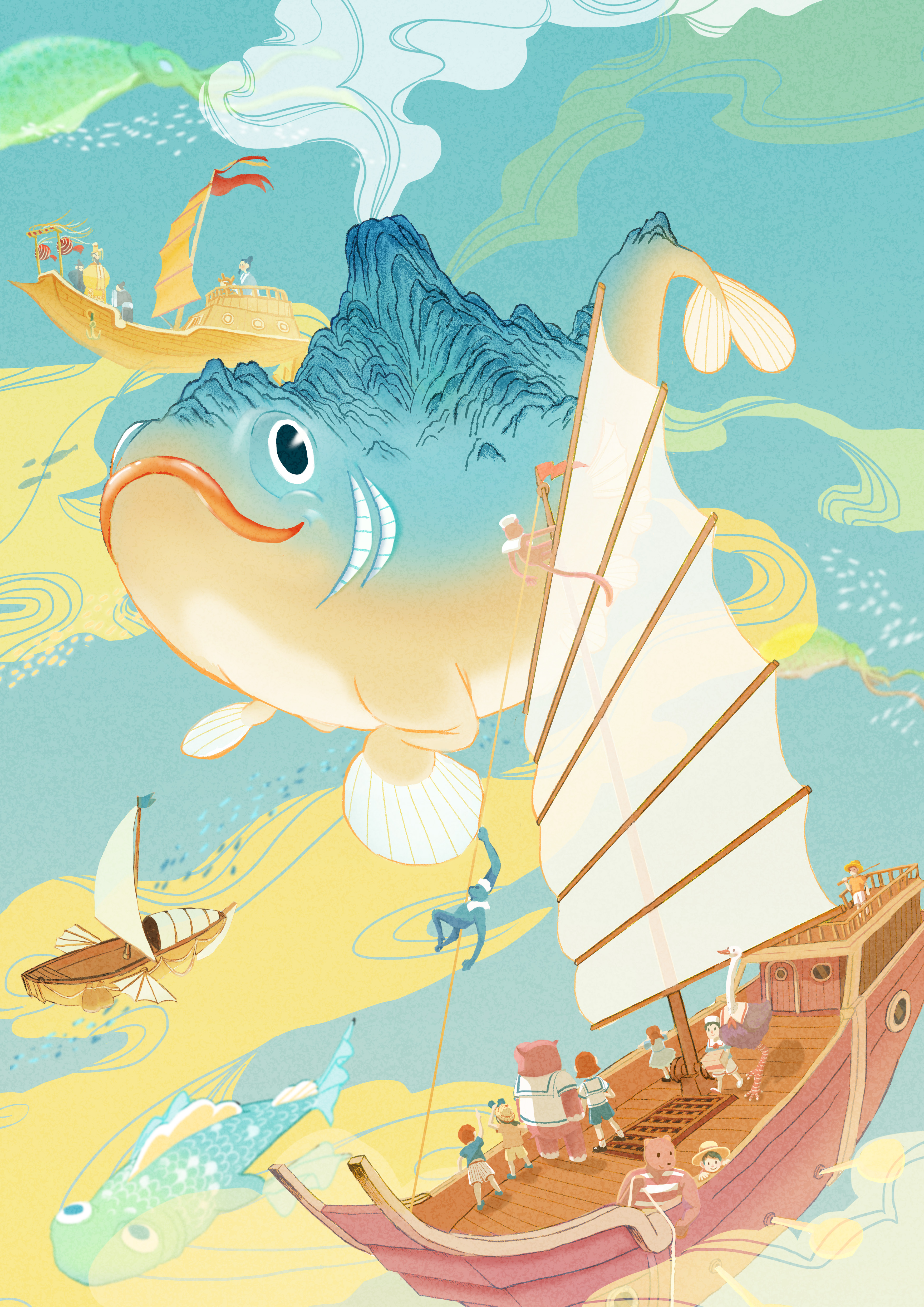 Original illustration for Taiwan National Palace Museum