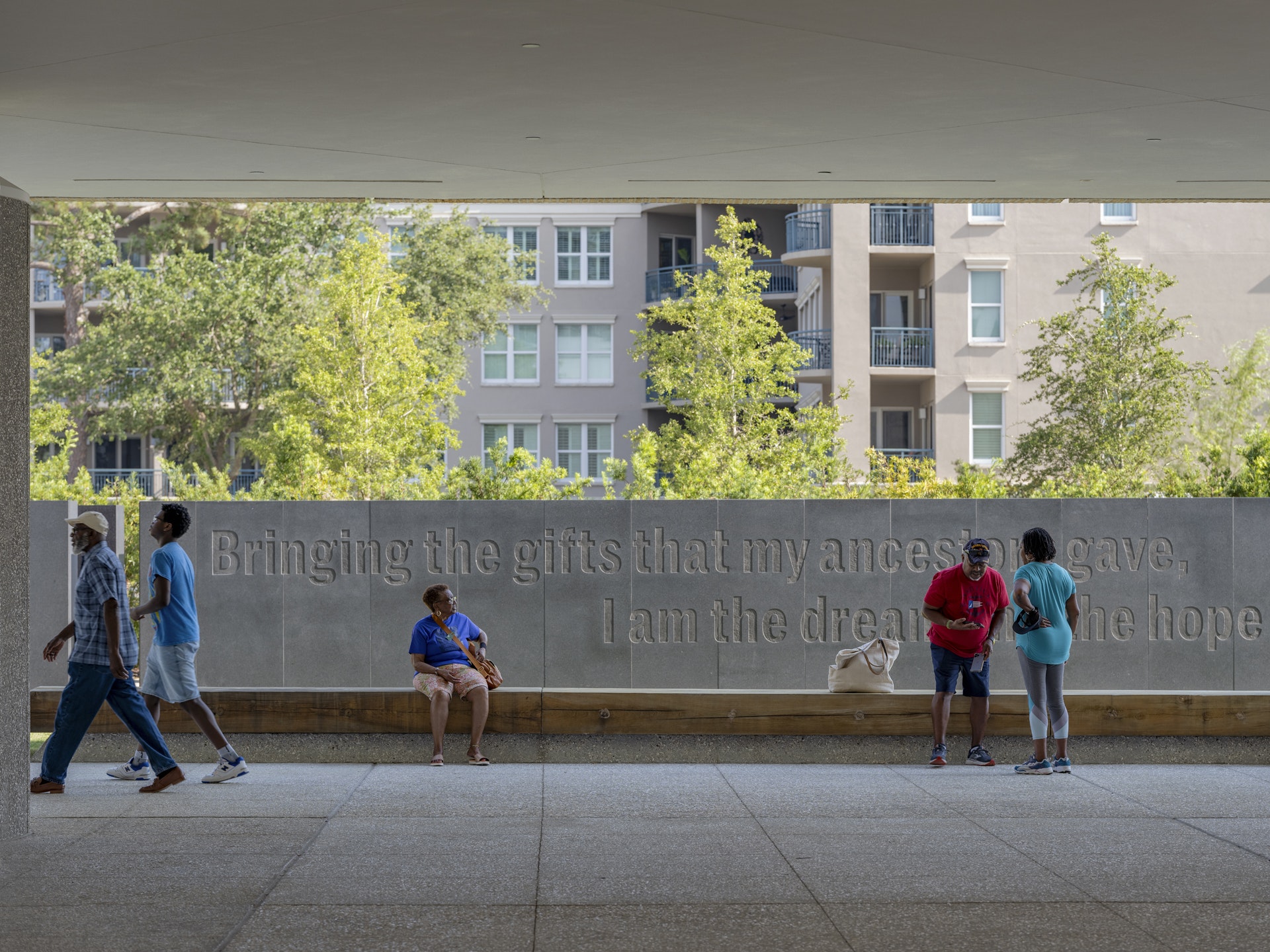 Exterior graphics. Photo cred: Sahar Coston-Hardy/Esto