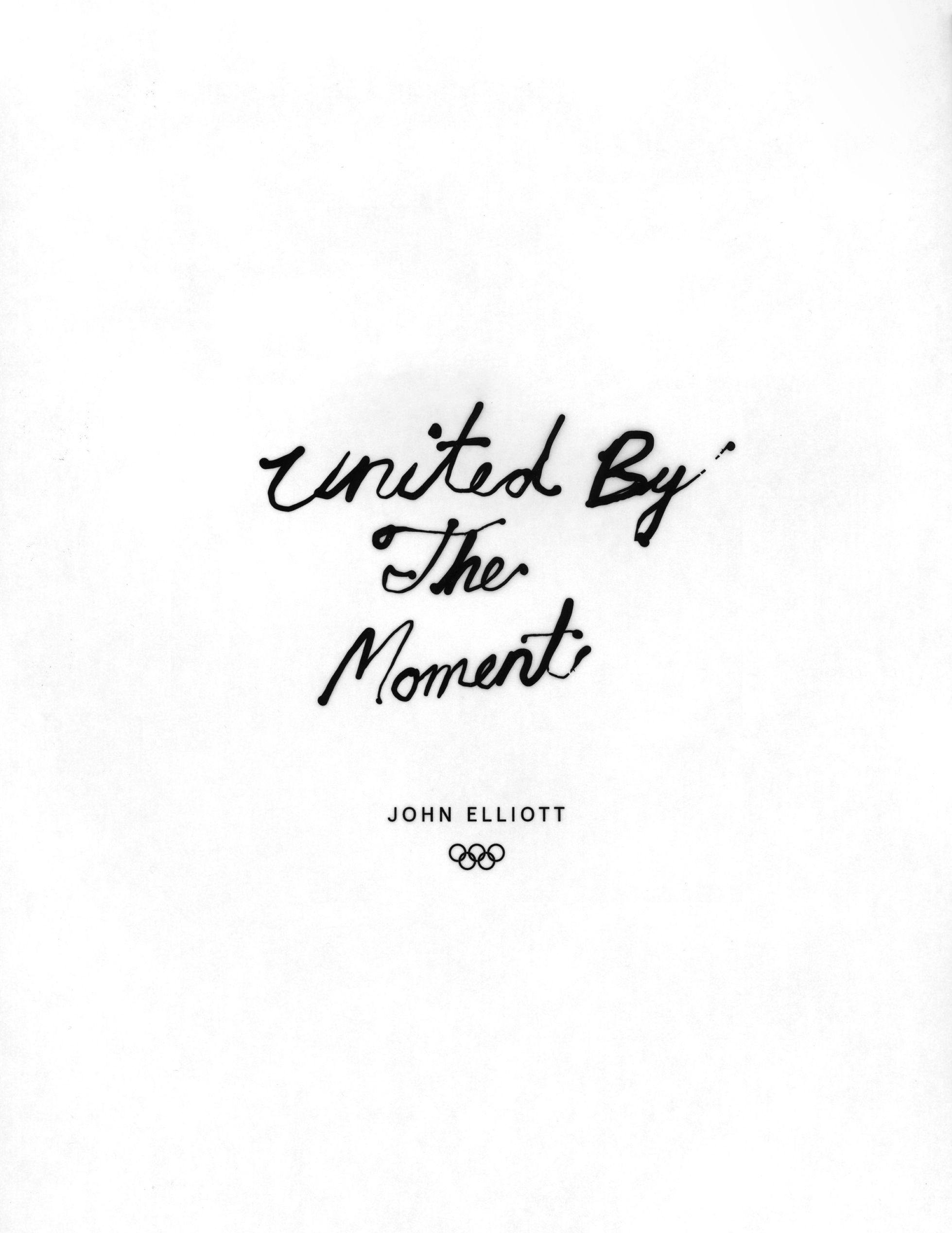 Olympics Campaign, John Elliott, 2024