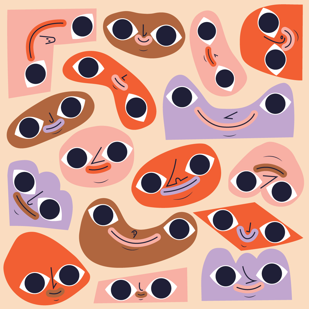 All the characters that appear on the packaging