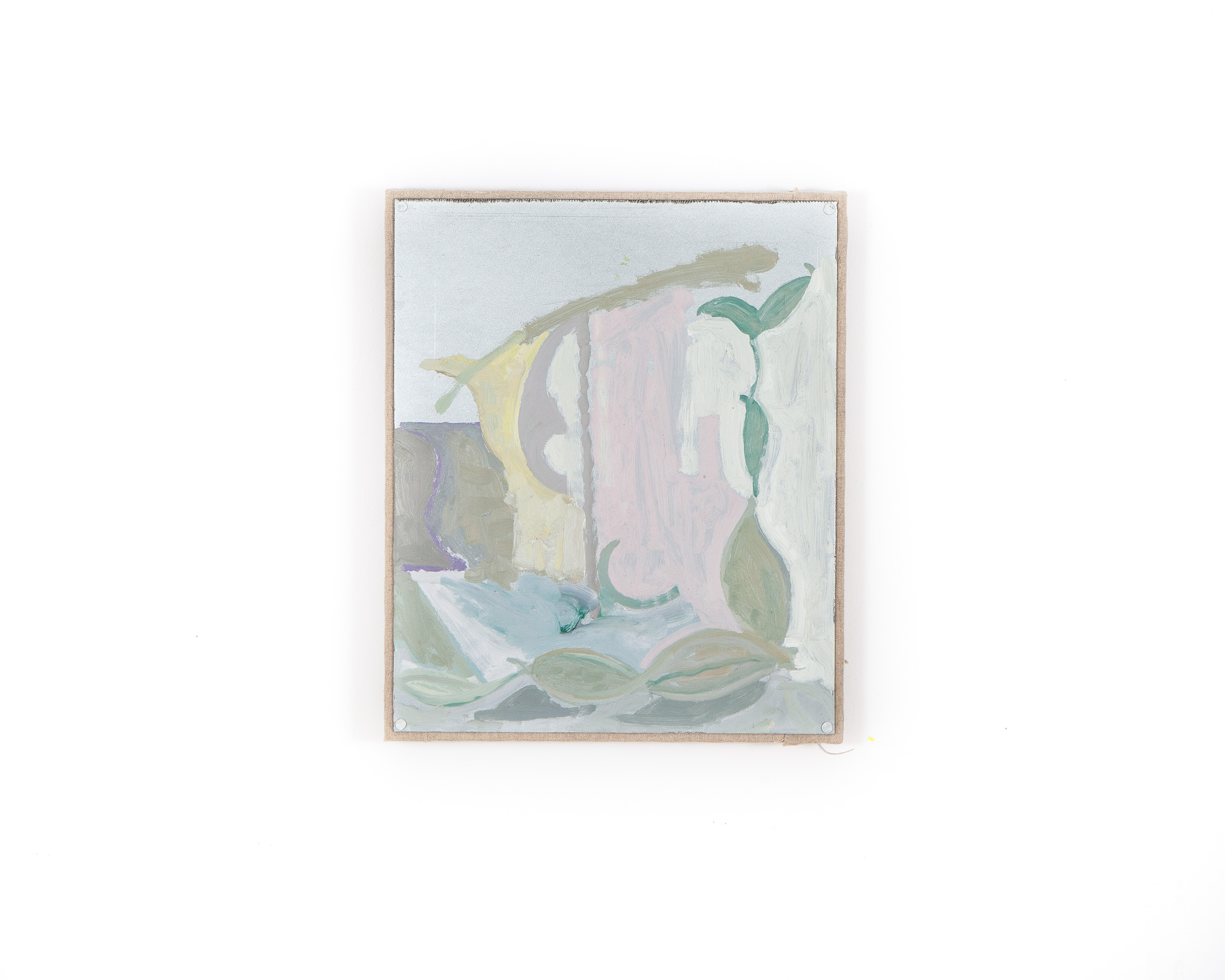 Seed Growth, 2015. Oil on Steel over Linen, 18"x15""