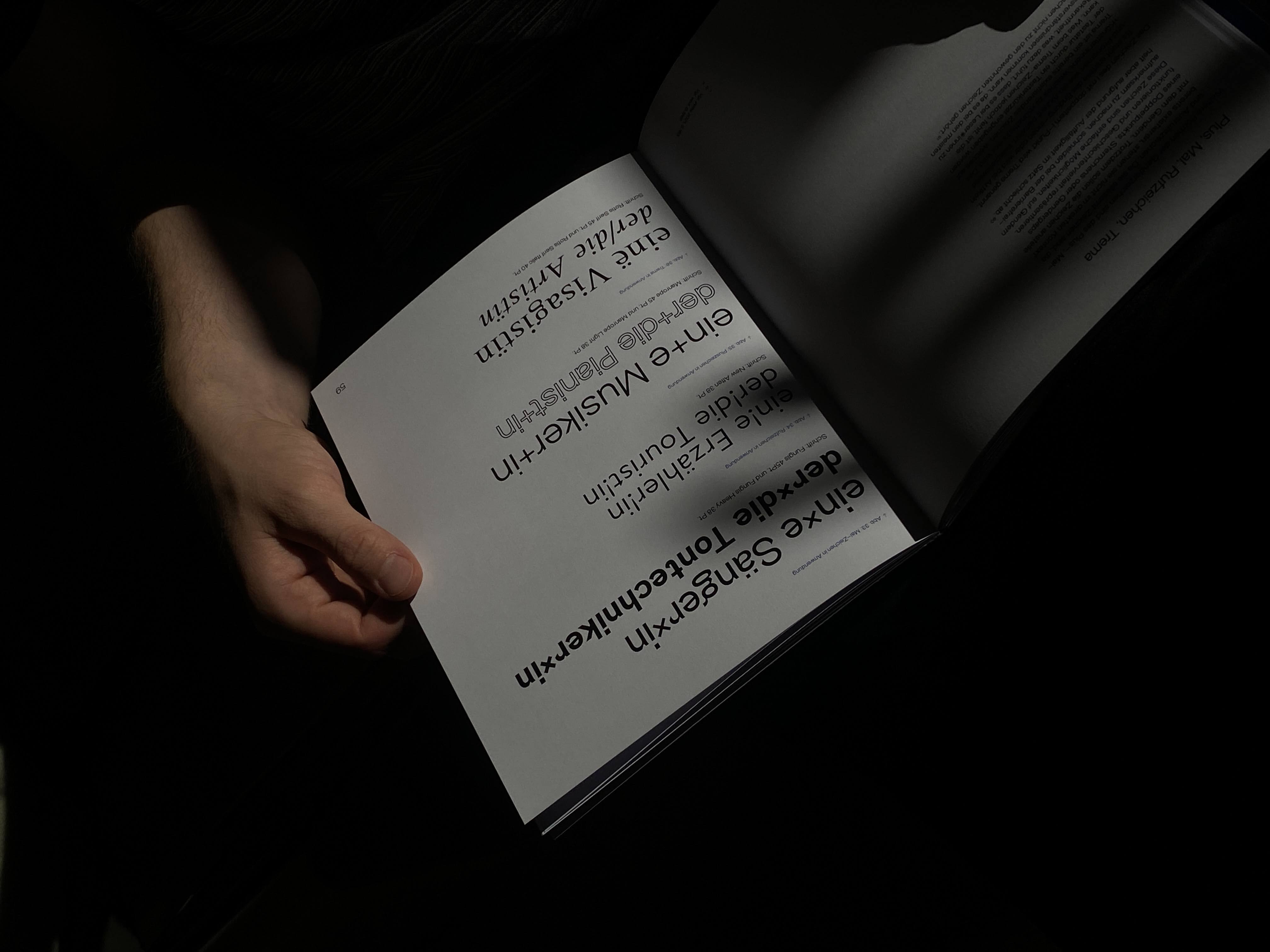 (1) Schrift + Sprache / Bachelor thesis