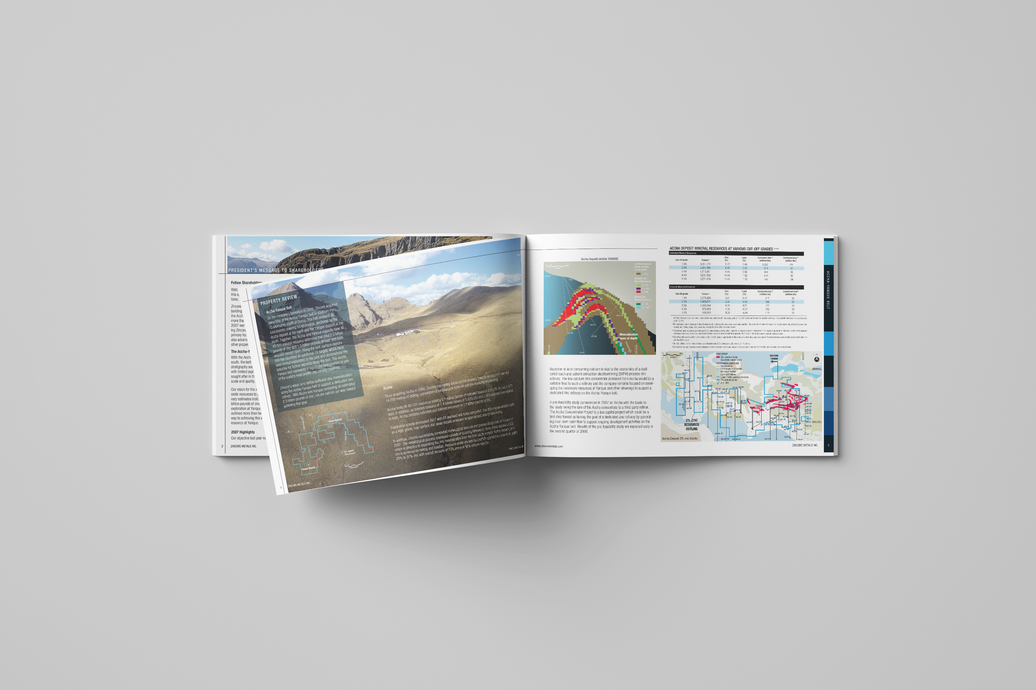 Yellow landscape with geological drawings