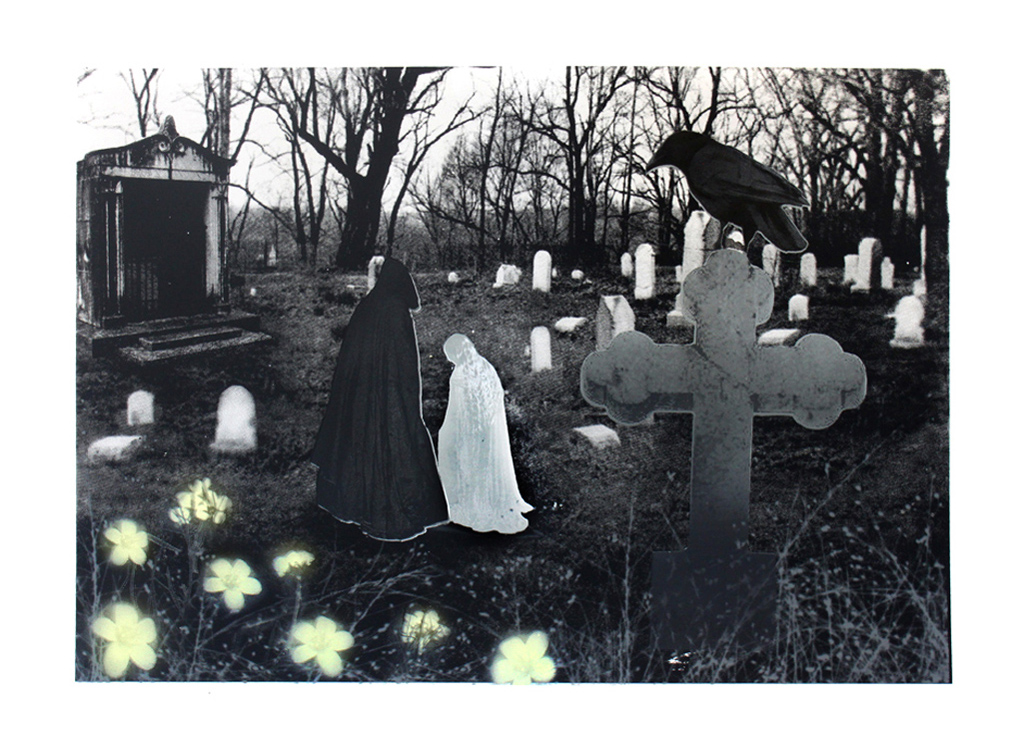 Raven Queen, photo serigraphy, April 2012, 22" x 30
