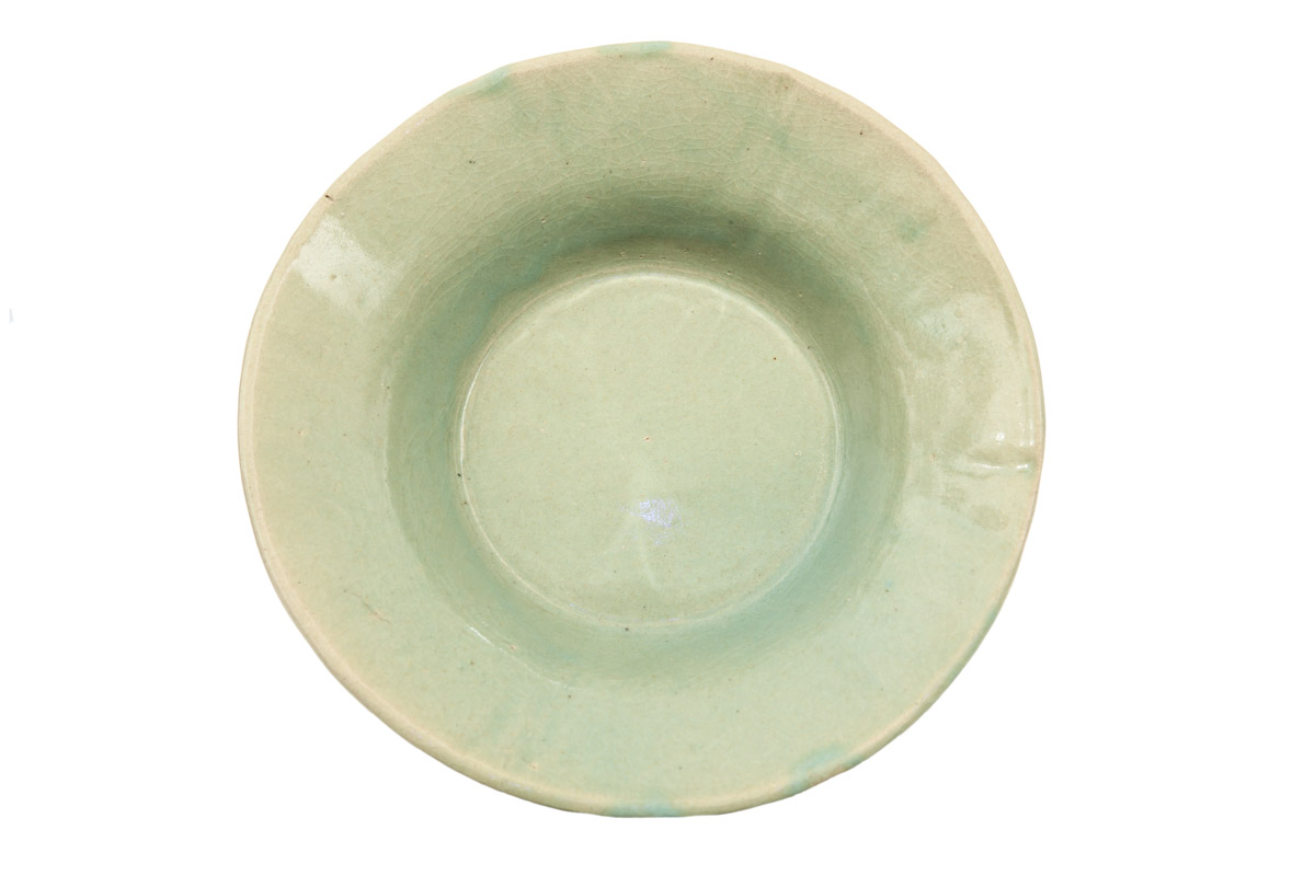 Pale Paris Green plate, 29 October 2014