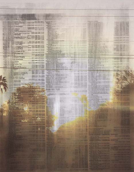 Phoenix, Arizona in Two Inadequate Descriptive Systems 3, 11 x 8 1/2. Inkjet Print on Archival Xerograph.