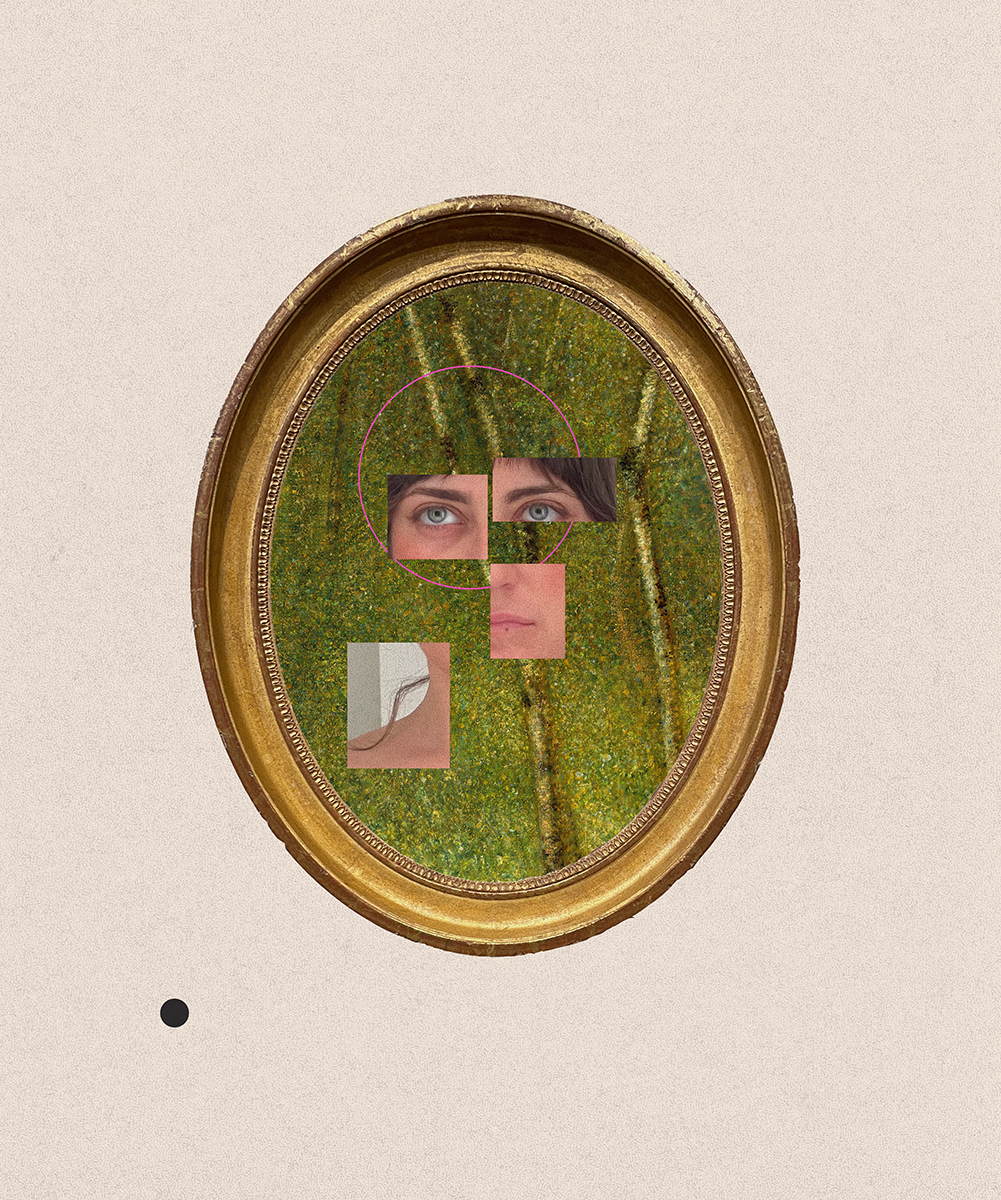 68. self portrait through the frame 15.10.25