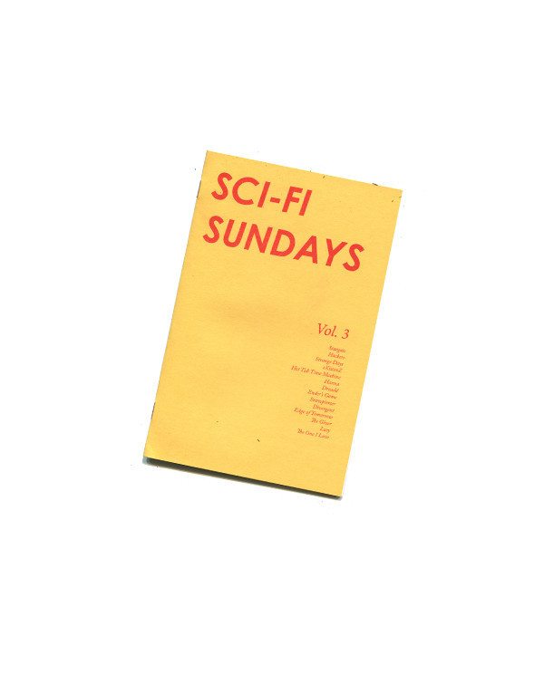 Sci-Fi Sundays Vol. 3, 2015Risograph on paper, 8.5 x 5.5 inches, edition of 50