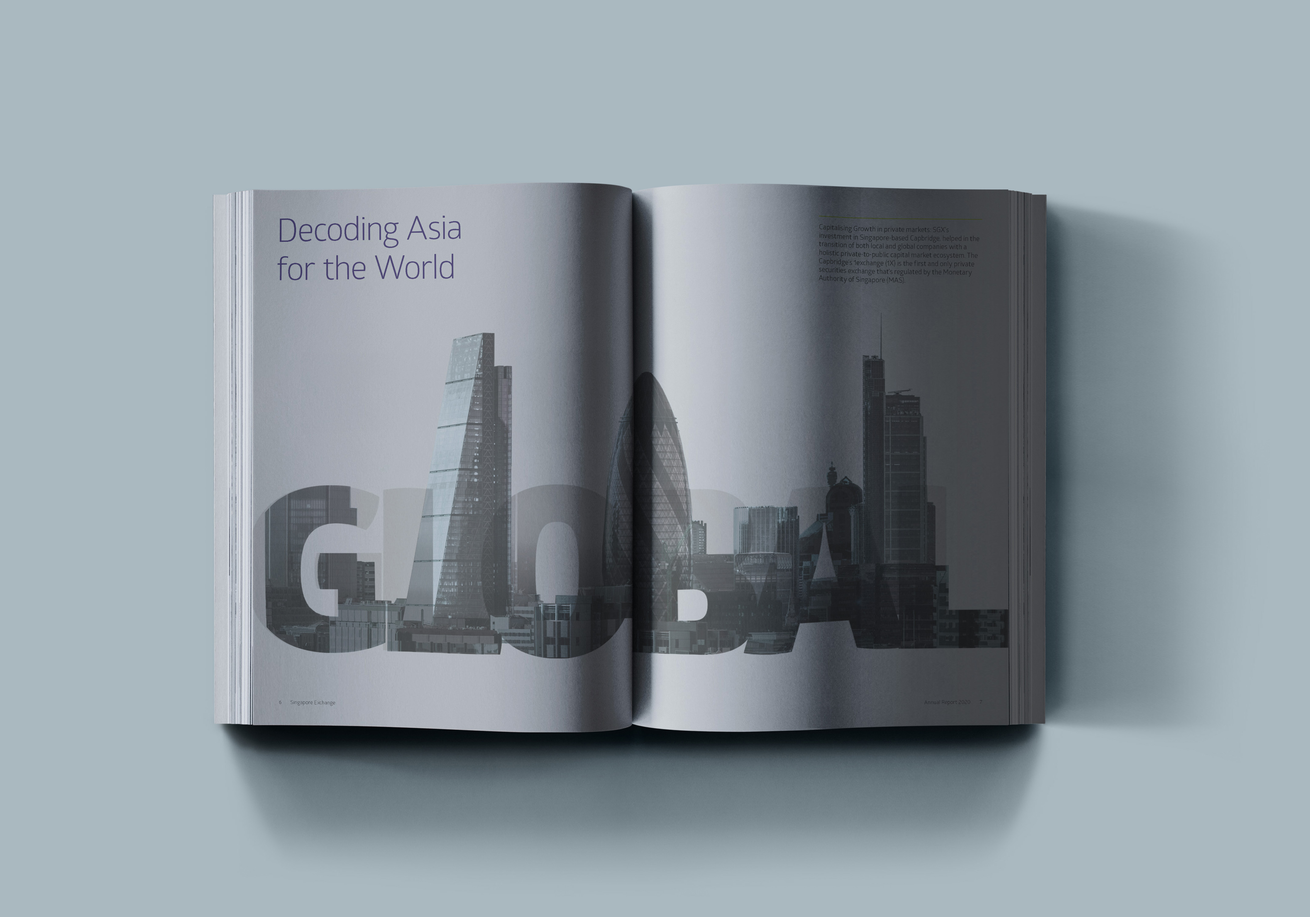 SGX Annual Report: Fluent in Growth