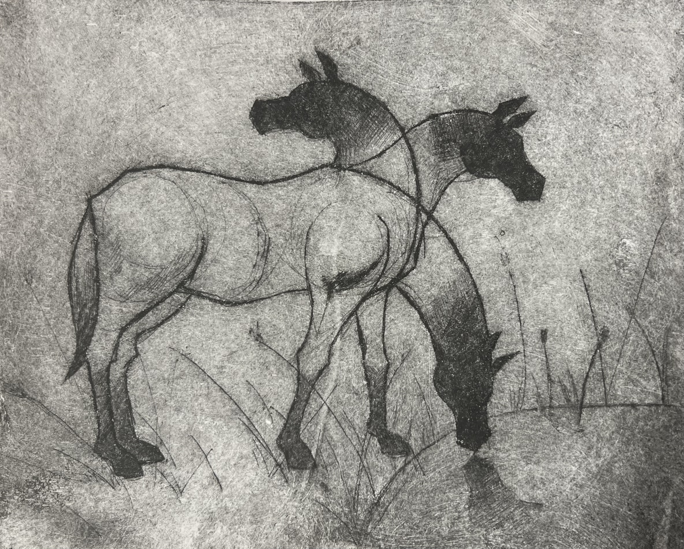 three at watering hole (2023)