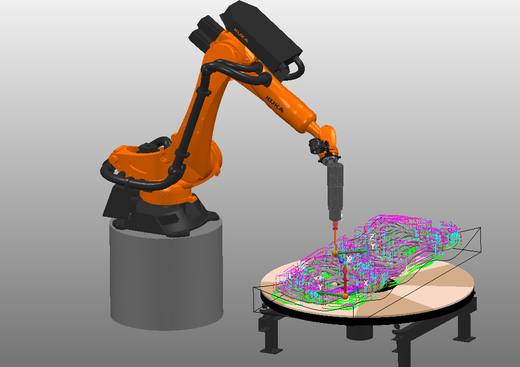 robotic tool pathing | 7 axis CNC