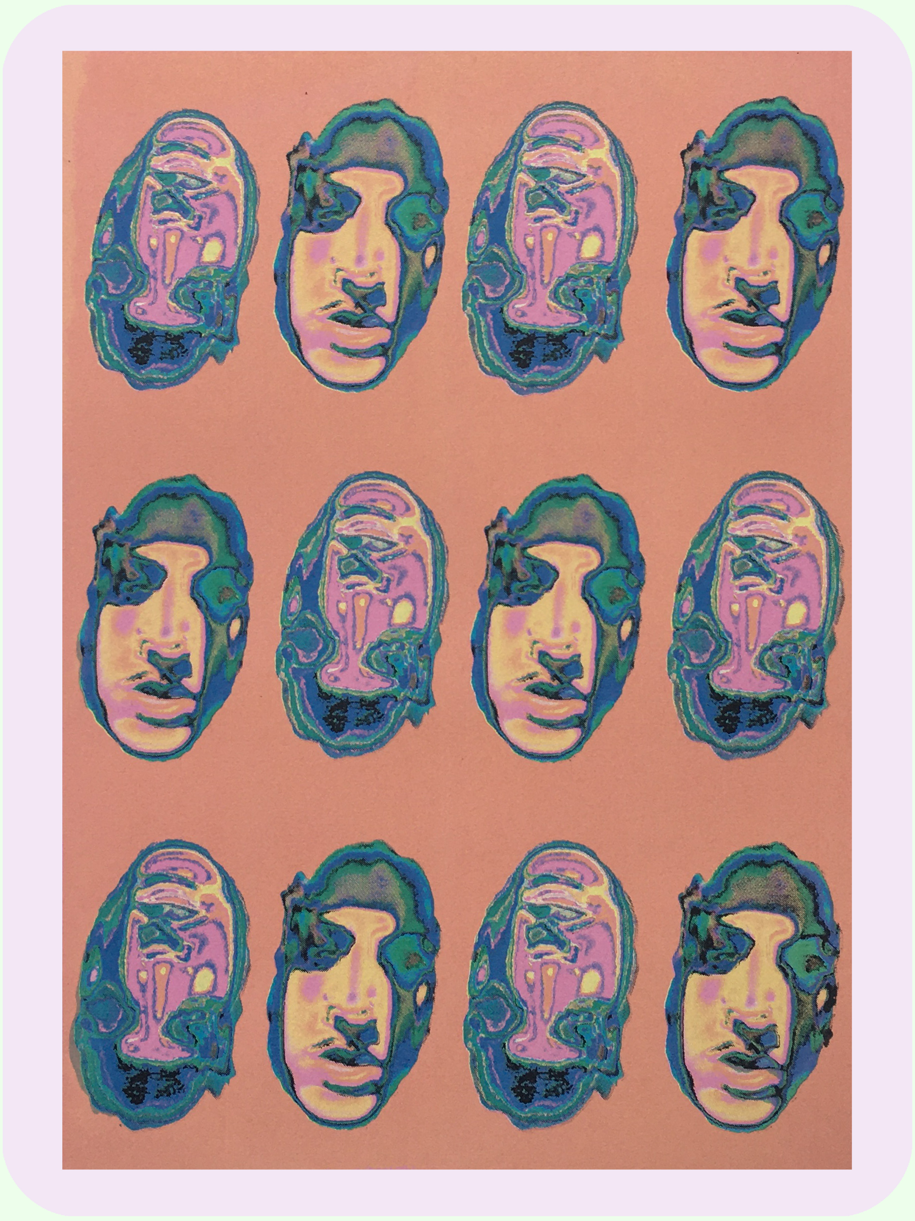 Daughters of Bilitis  (39.7 x 55.9cm)  [CMYK silkscreen print on paper]