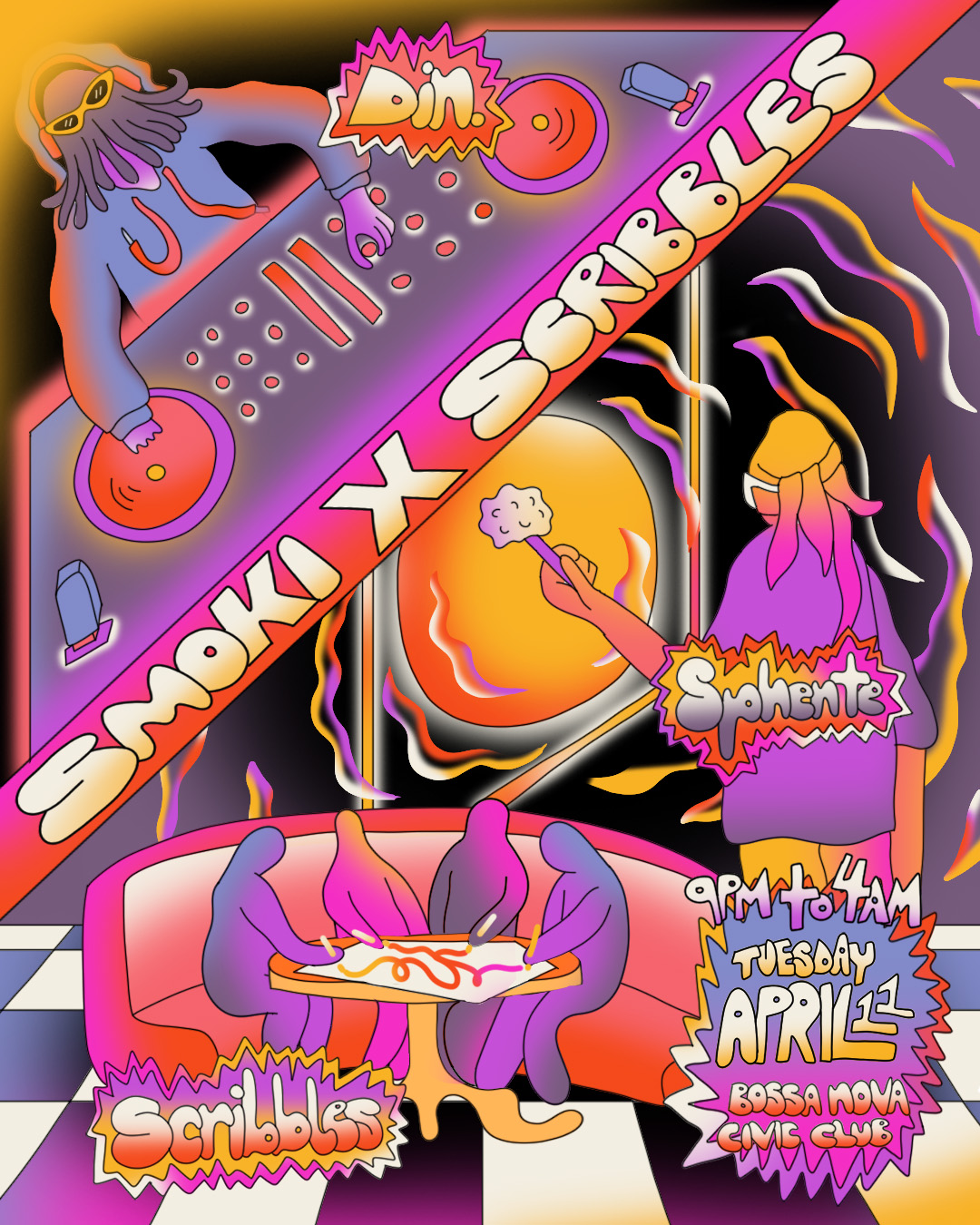 SMOKI x Scribbles, 2023, Digital