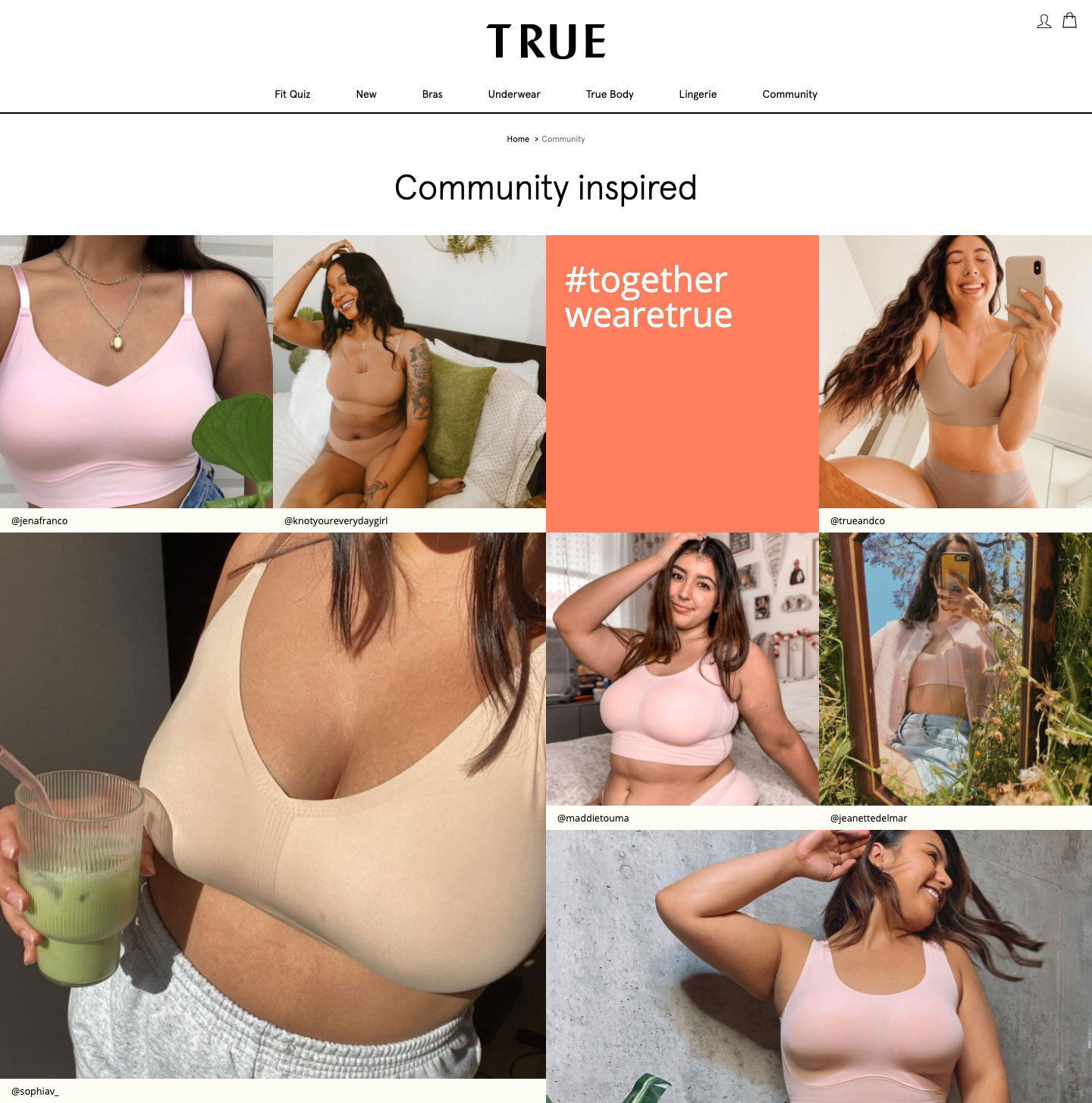 True & Co Bestselling Bras, Built by and For Our True Community