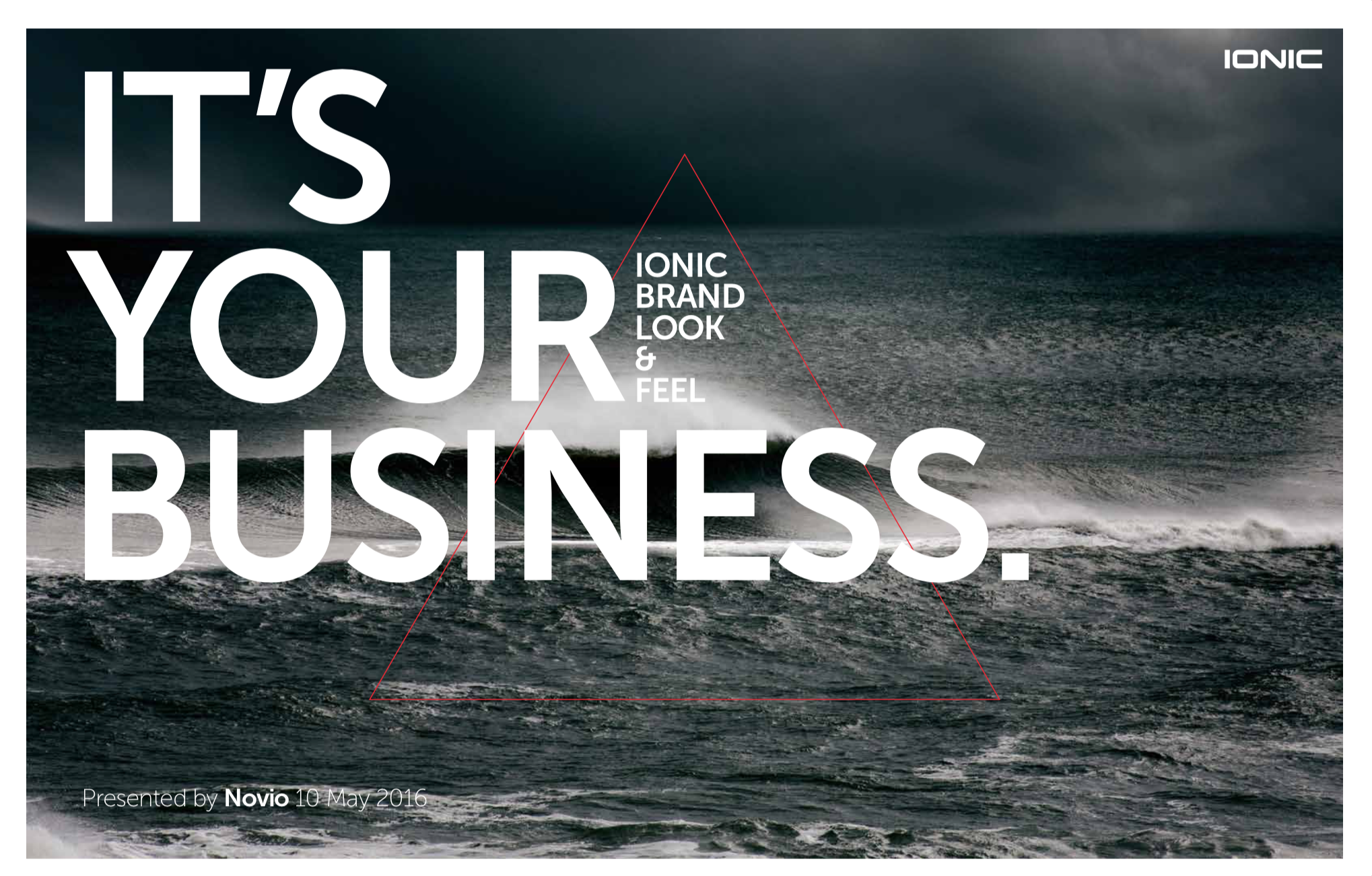 Novio + Ionic sponsor: Marge Breya 2016 BRAND LOOKBOOK WEBSITE DESIGN