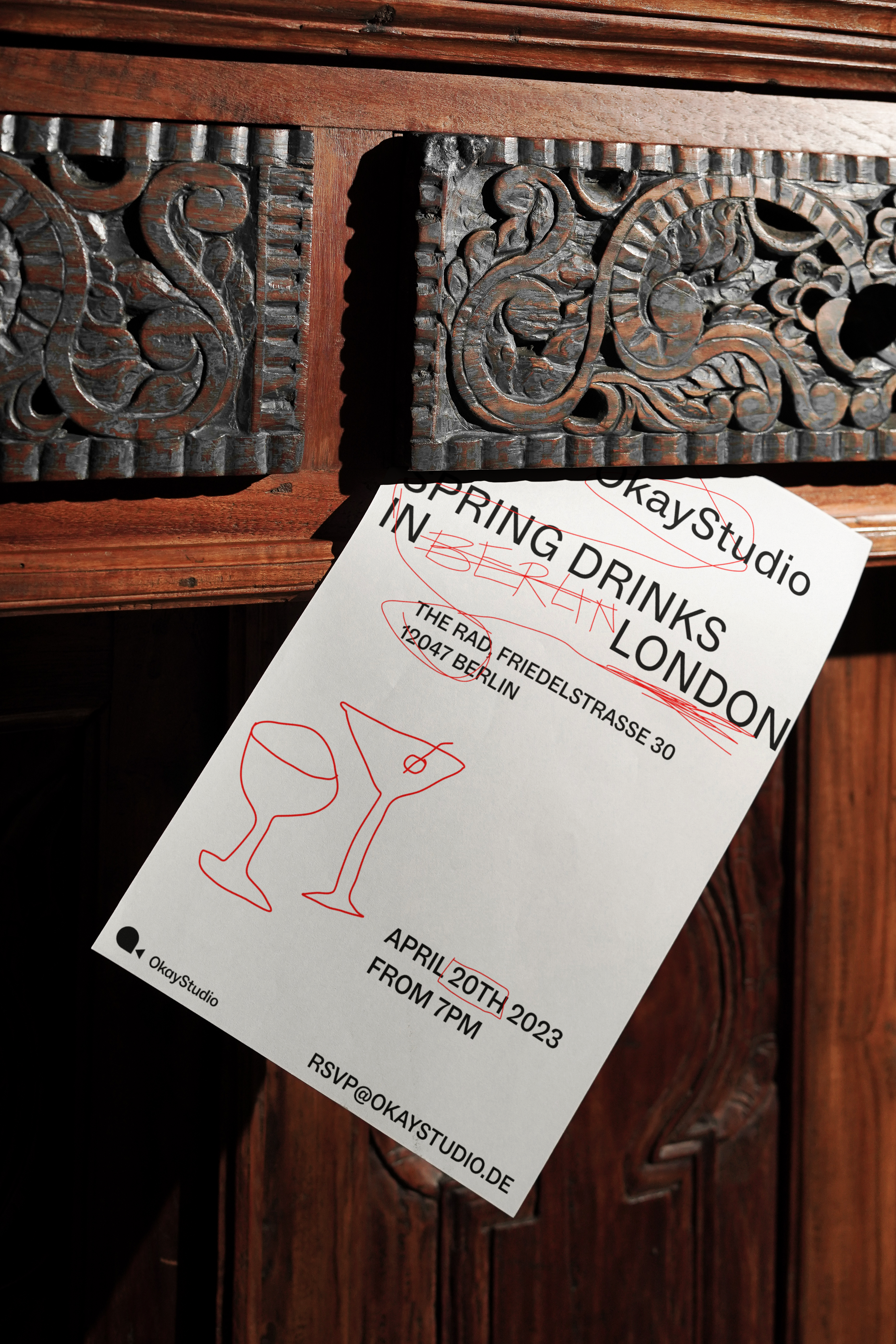 (8) event poster for OkayStudio