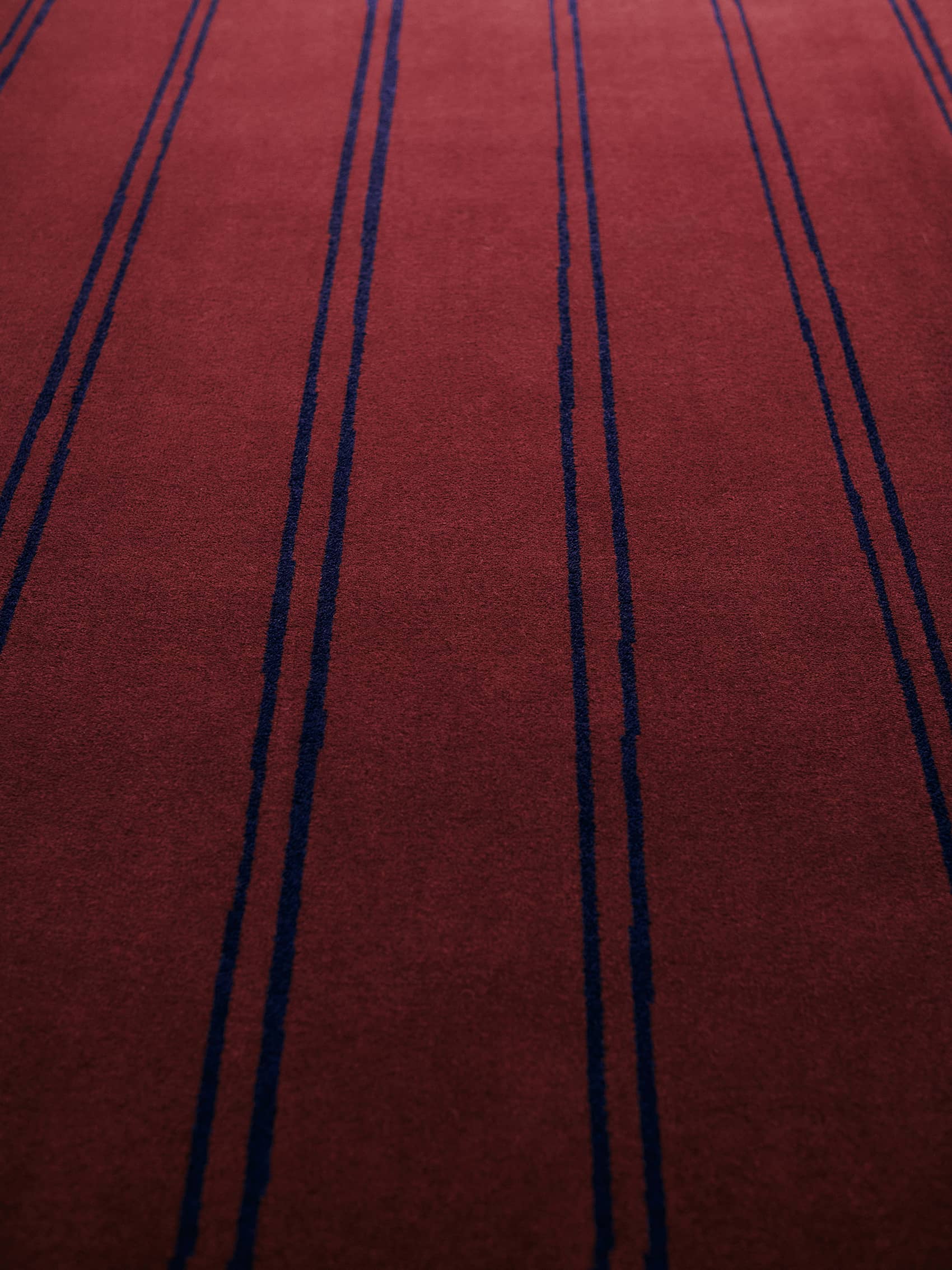 SHE FOR EGESHE is a tribute to her. Featuring six carpet designs celebrating female artists in their time not obtaining the recognition they deserved within the textile weaving, sculpture or painting handicrafts. Like Agnes Martin, Aino Aalto, Anni Albers, Ray Eames, Sonia Delaunay or Sonja Ferlov Mancoba – and others developing decisive works not to be disregarded. SHE honours women who helped clearing the way for future female artists, who, then and now, live and breathe design.Following a particular fascination of the preferred techniques of the 1930s’ and 1940s’ artists, all six SHE patterns are made by hand to embrace the unique expression of a line that’s either drawn, cut or put together by physical materials. The designs originate from interpretations of distinctive patterns created by different weaving techniques, experimental expressionistic shapes or, in contrast, simple and graphic paintings. Bringing these imperfect details into carpet design while keeping a simplistic yet organic look adds a sense of naturalness and artistic freedom to each carpet.Designed in collaboration with Laura Bilde