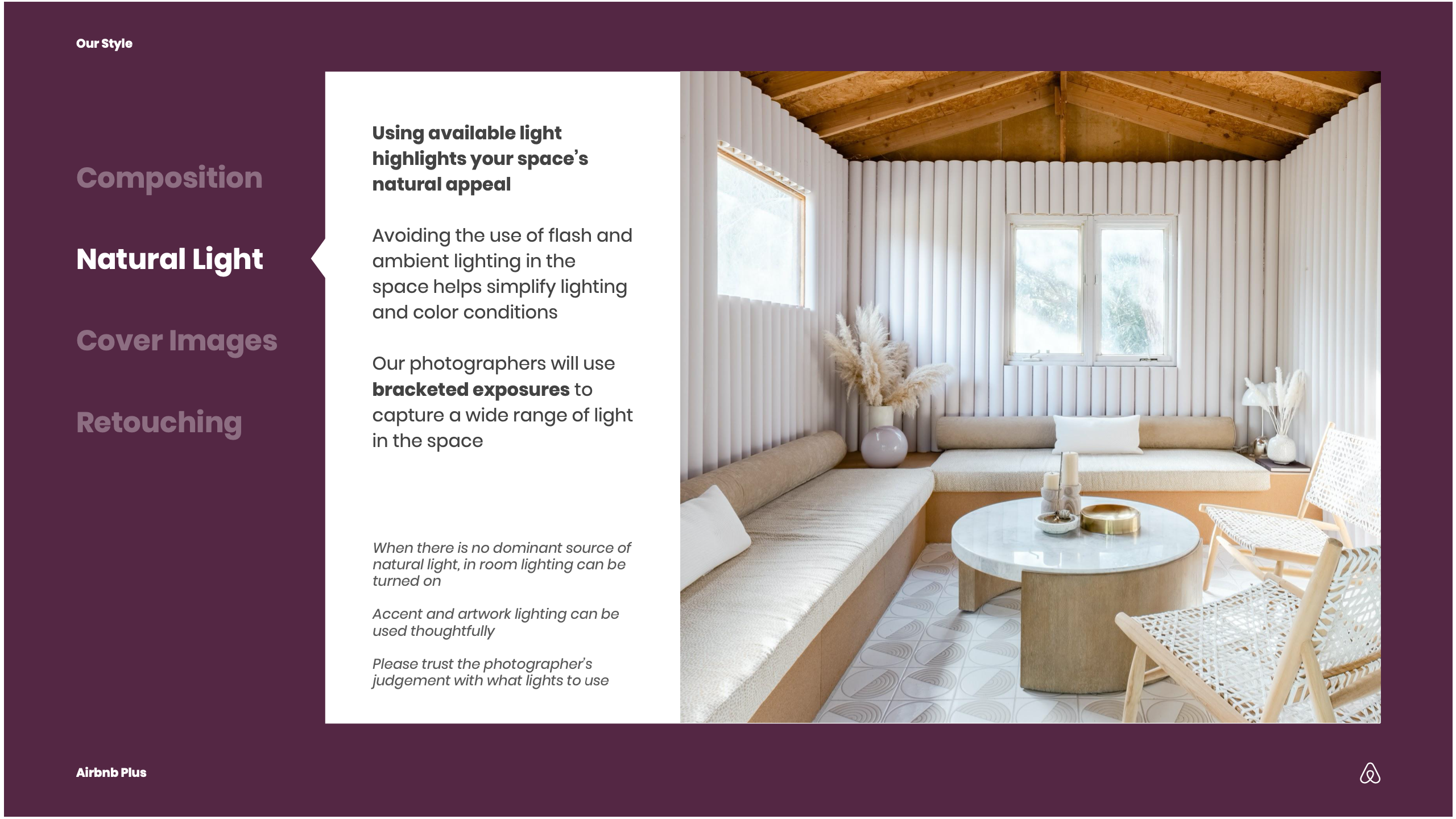 Laying out main components of our style