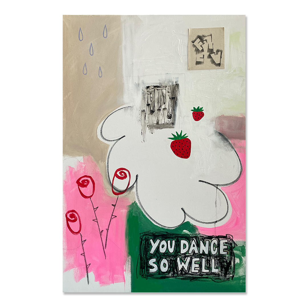 "You dance so well" 36x48 Mixed Media on Canvas