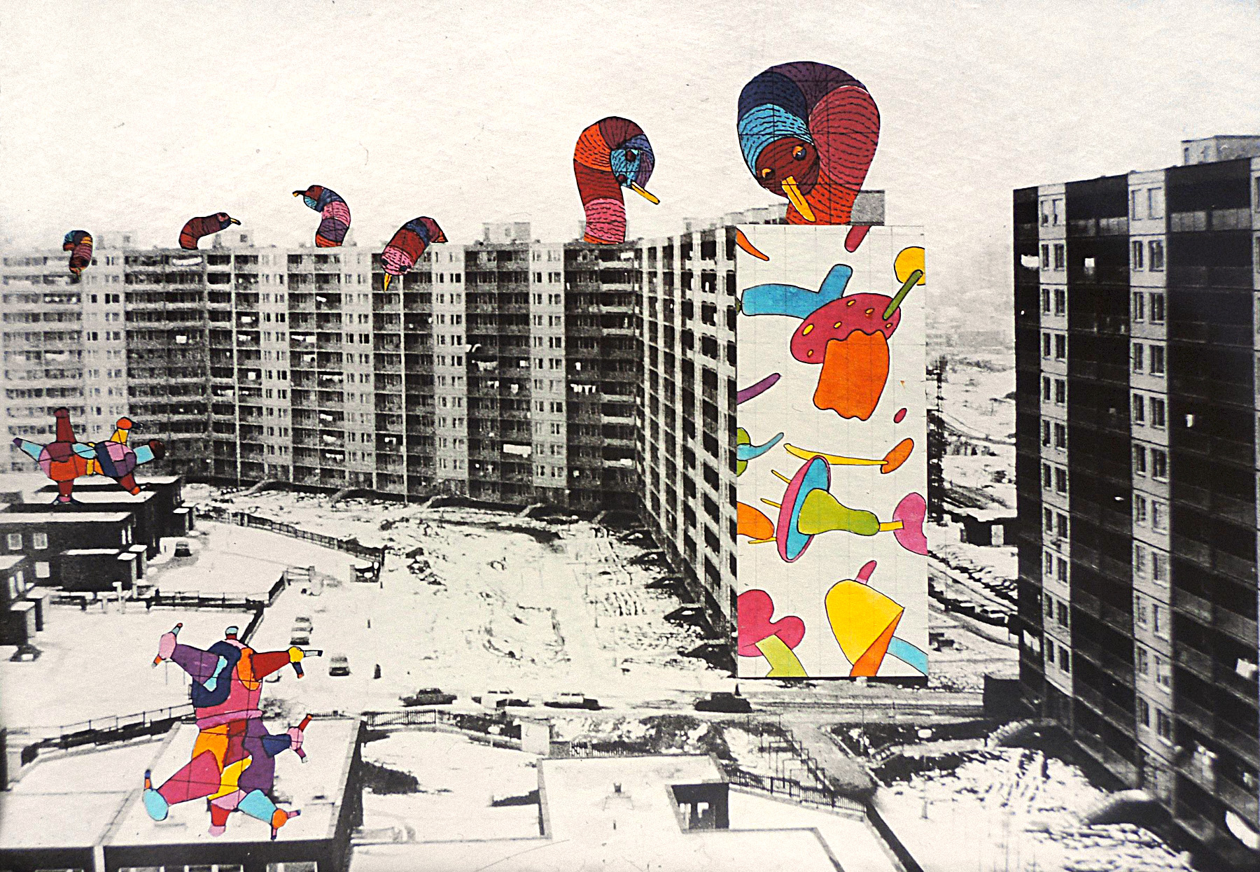 Aleš Lamr, Variation on a Housing Estate, from Urbanita 86, 1986.