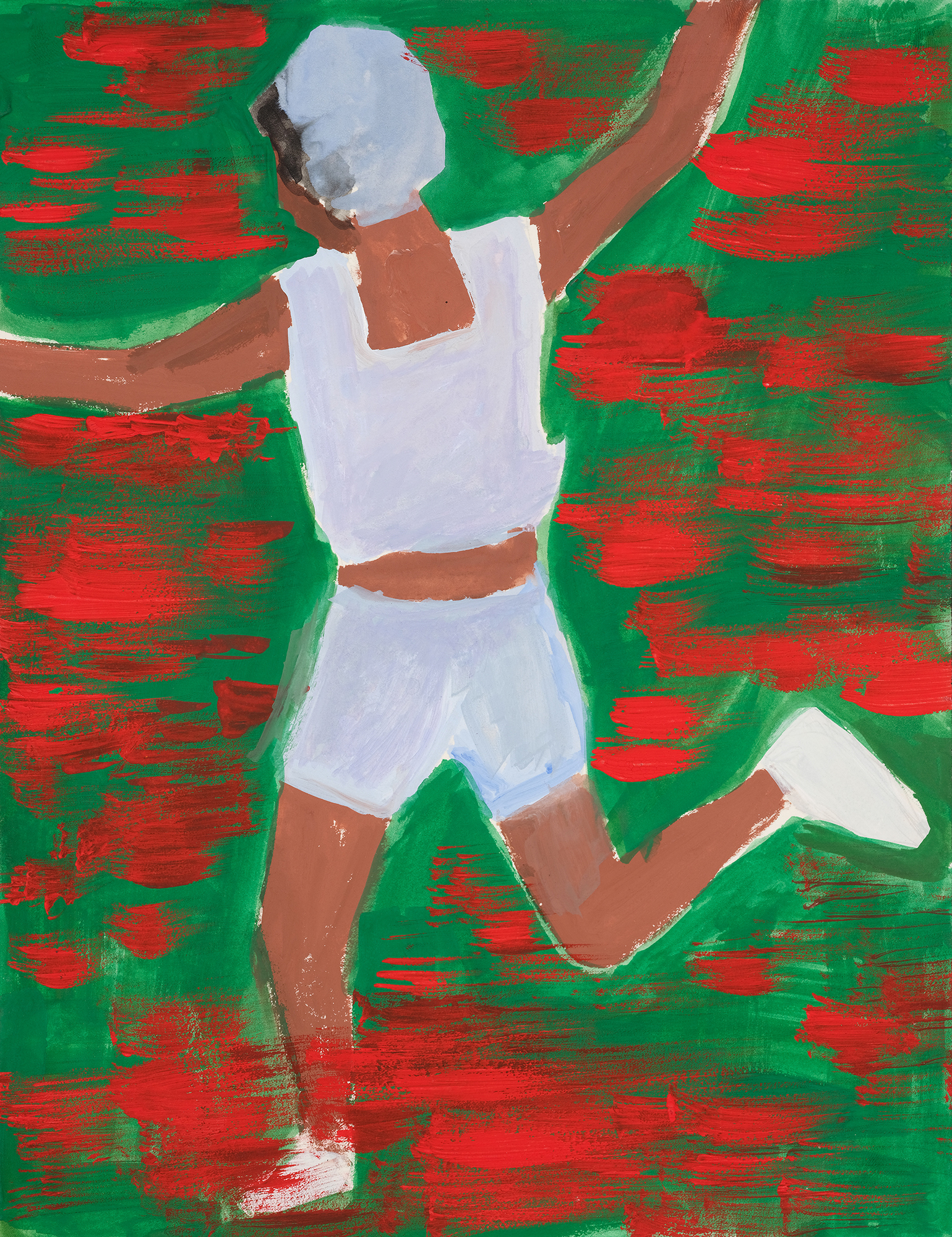 Spring, Gouache on paper, 20x26 cm, 2023