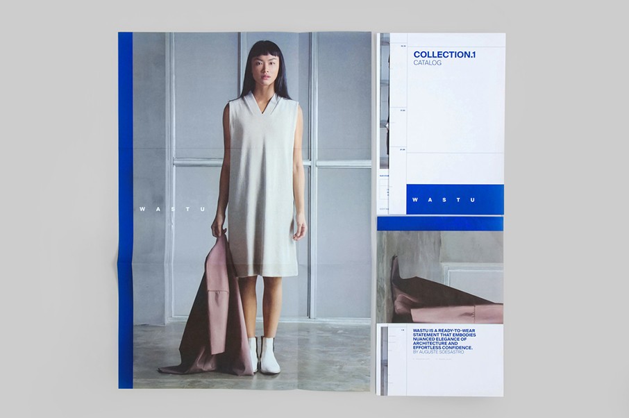 Architect-fold catalog for COLLECTION.1