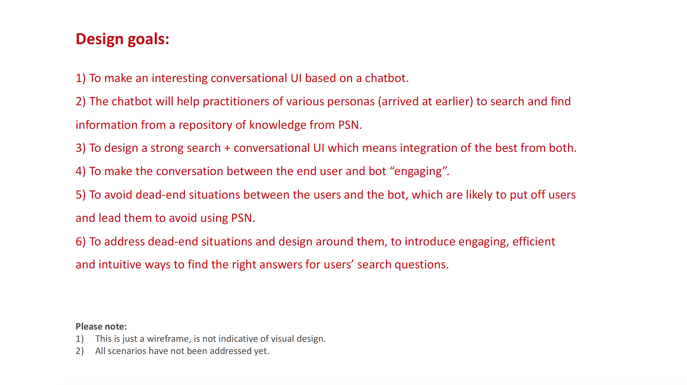 Re-imagining PSN (Practitioner Support Network) by leveraging  Conversational UI Design (Concept) - Ashwini Garde