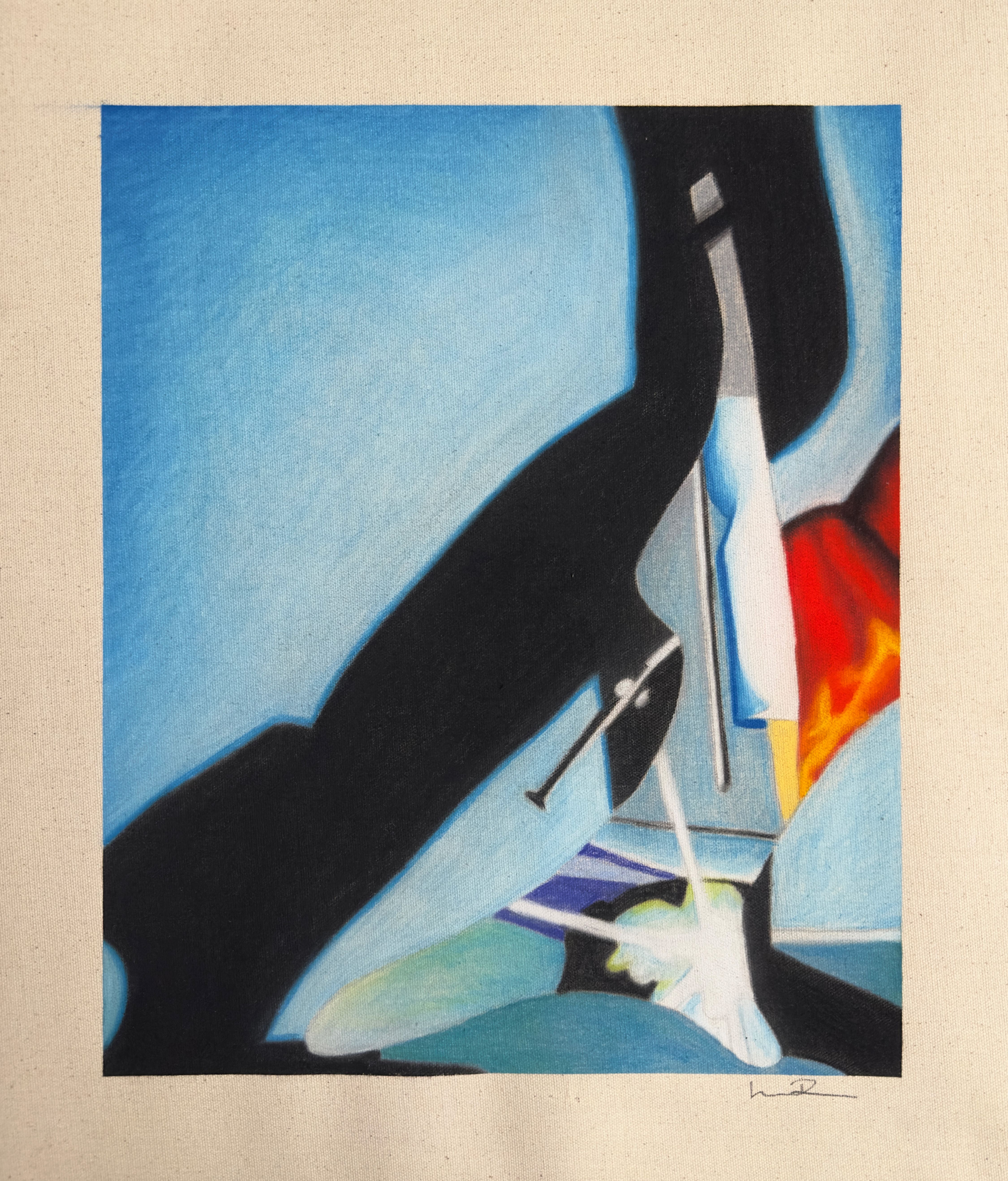 Impromptu II, 2025 Pastel on cotton paper 18 1/8 x 14 1/8 in 46 x 36 cm
