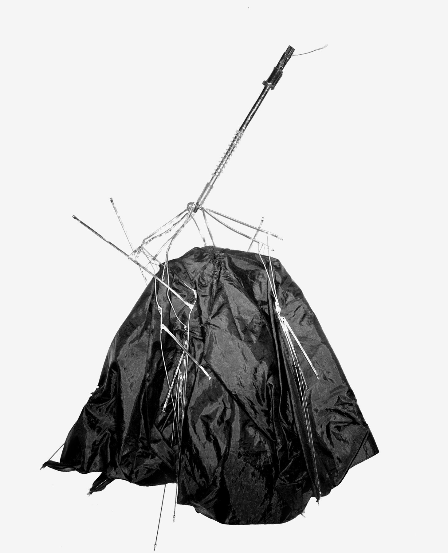 Broken Umbrellas, New York, 11"x14", Carbon Pigment Print, 1995