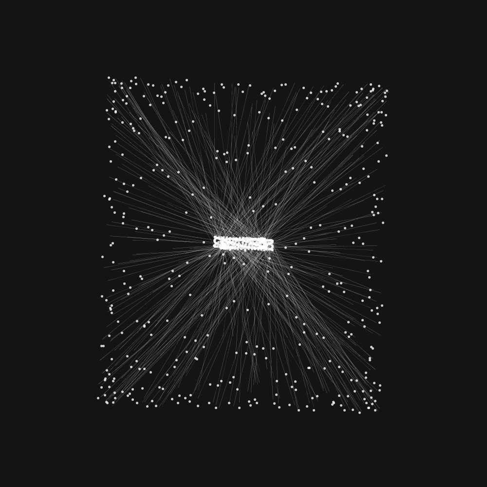 geometry experiment in Processing 2019