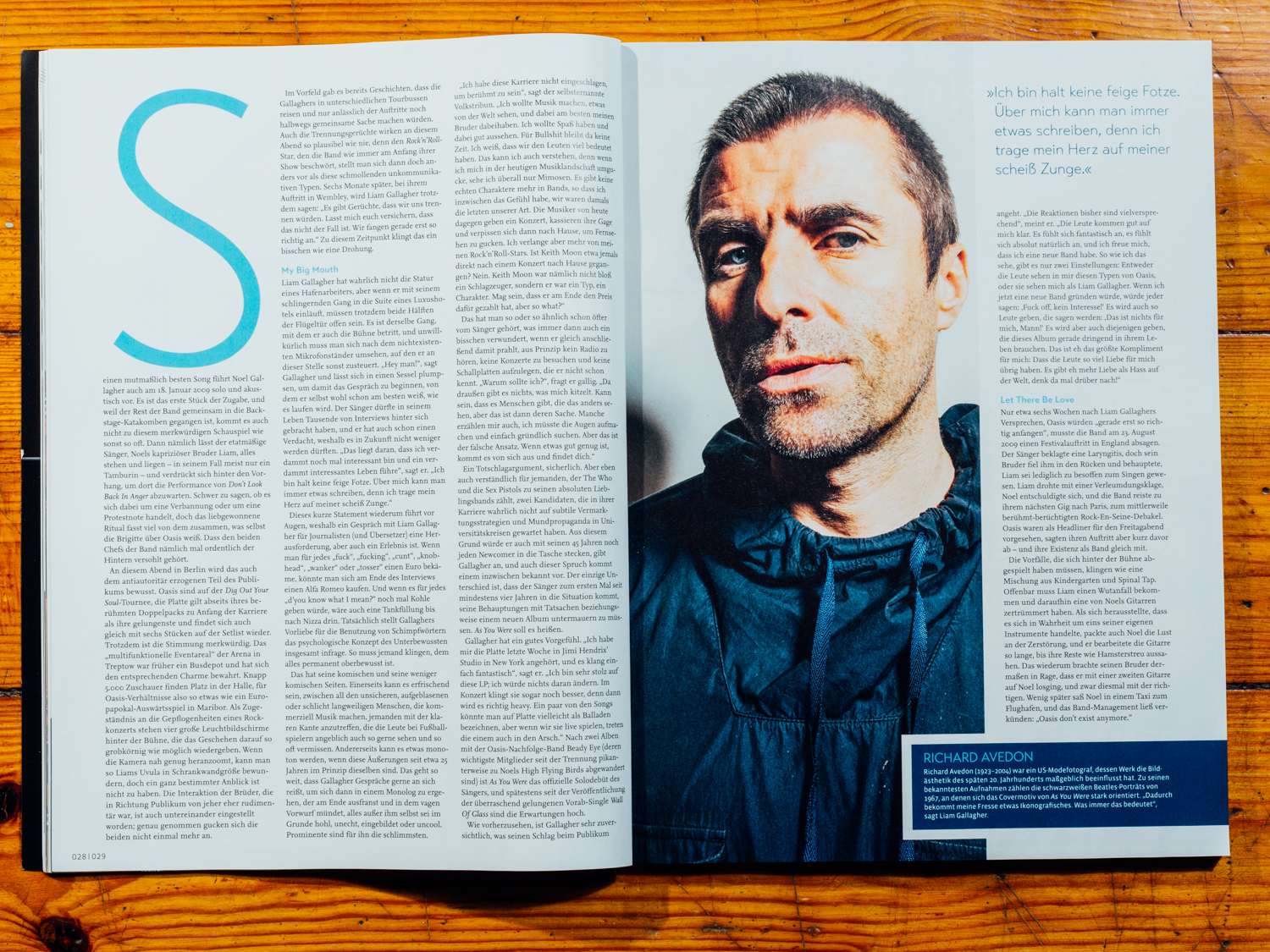 VISIONS / Liam Gallagher / Oktober 2017