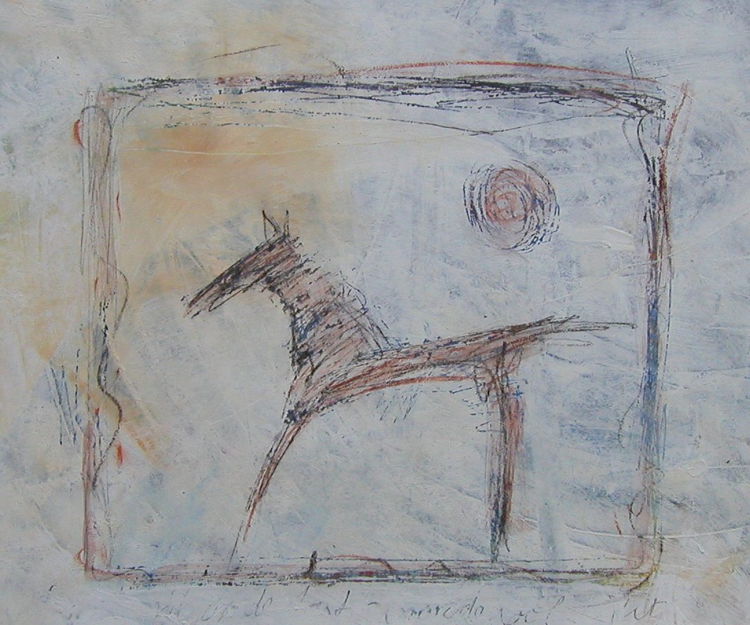 Dagpaard Werk op papier Dit werk is verkocht.