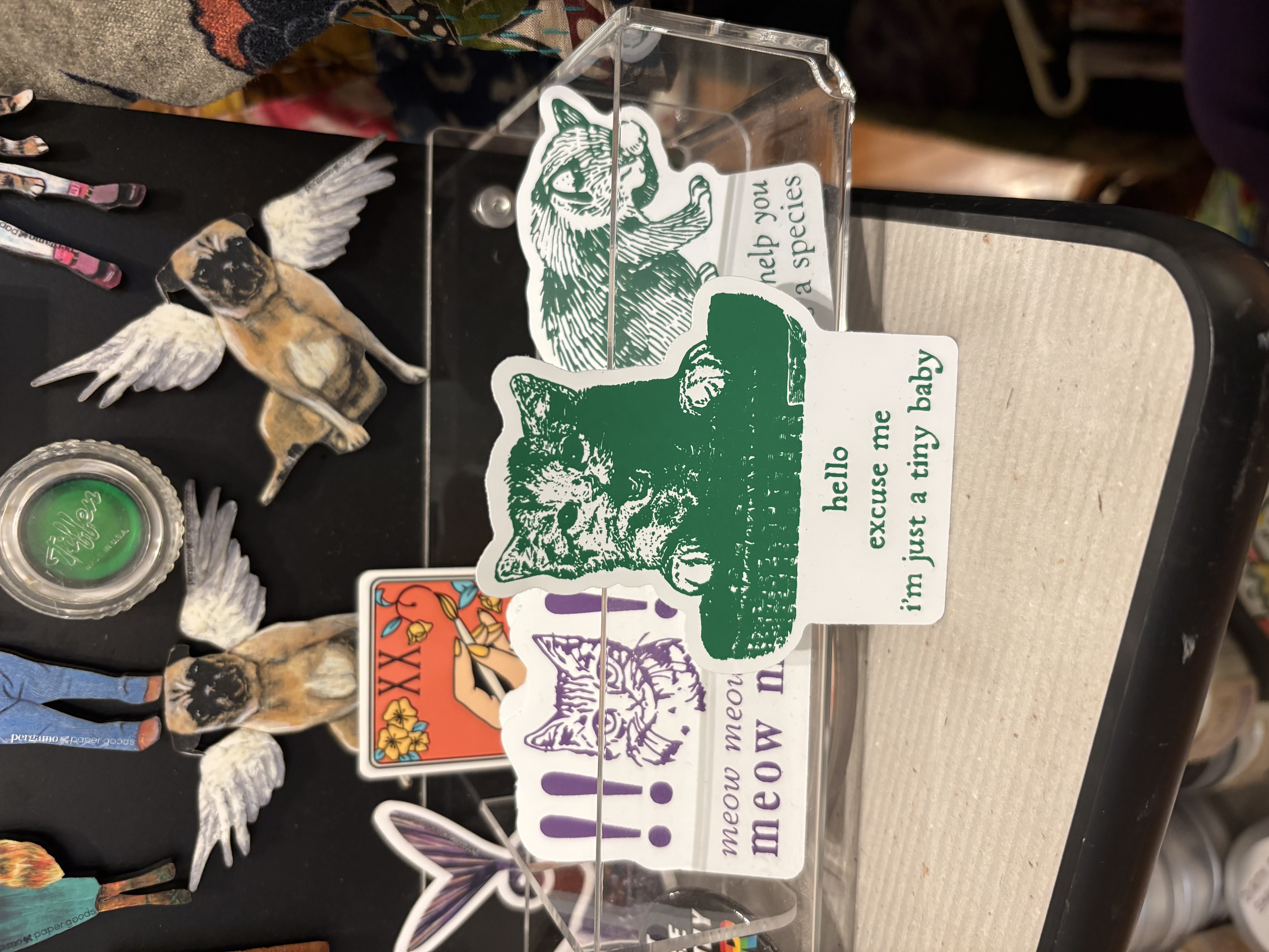 Juniper Art Gallery's meow sticker