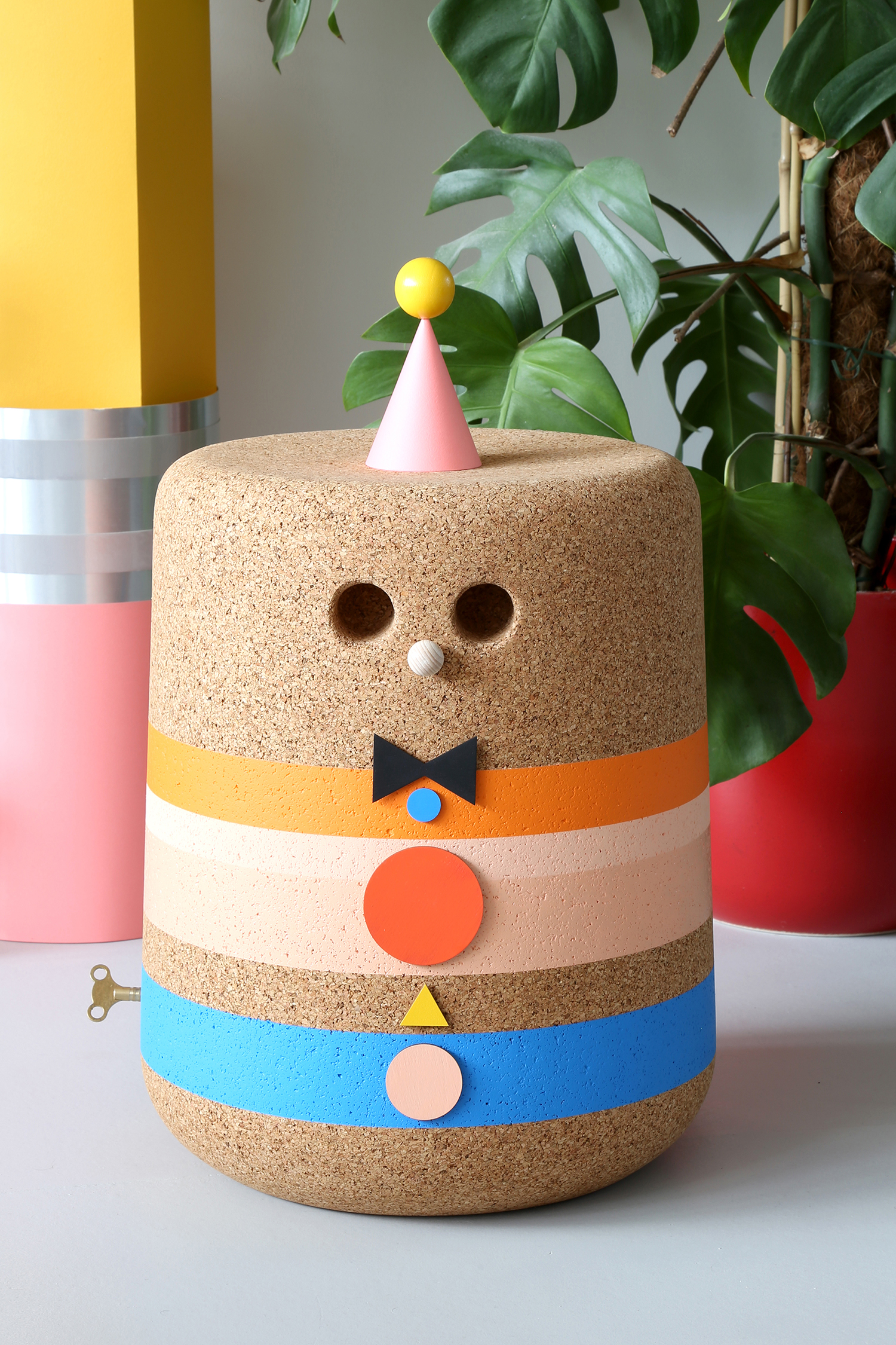 Bob stool by Michael Sodeau, customised and auctioned at designjunction for Movement On The Ground