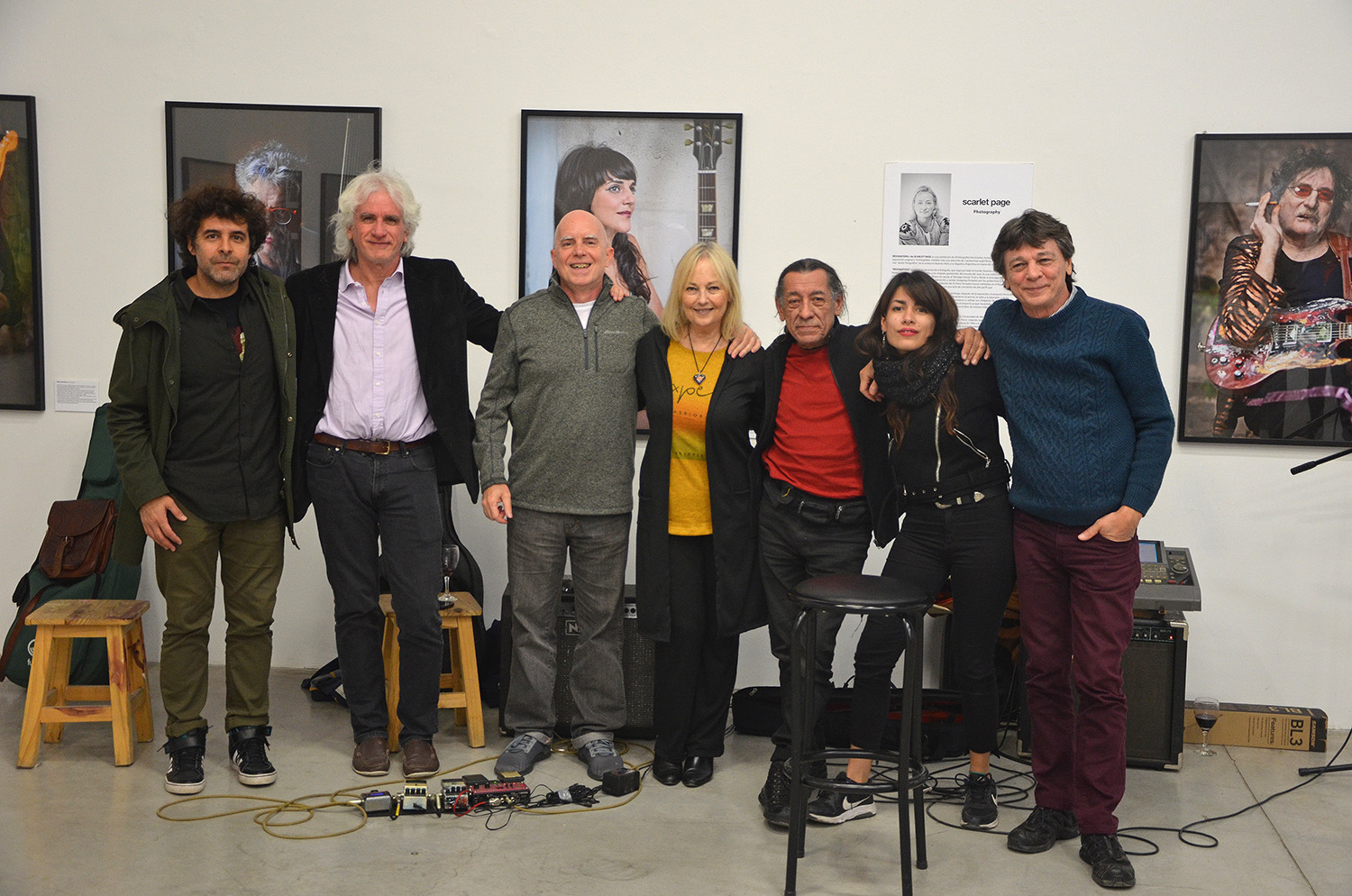 Yacaré Manso , Klaus Gallo, Alex Telezynska, Kubero Díaz y Taisha Díaz