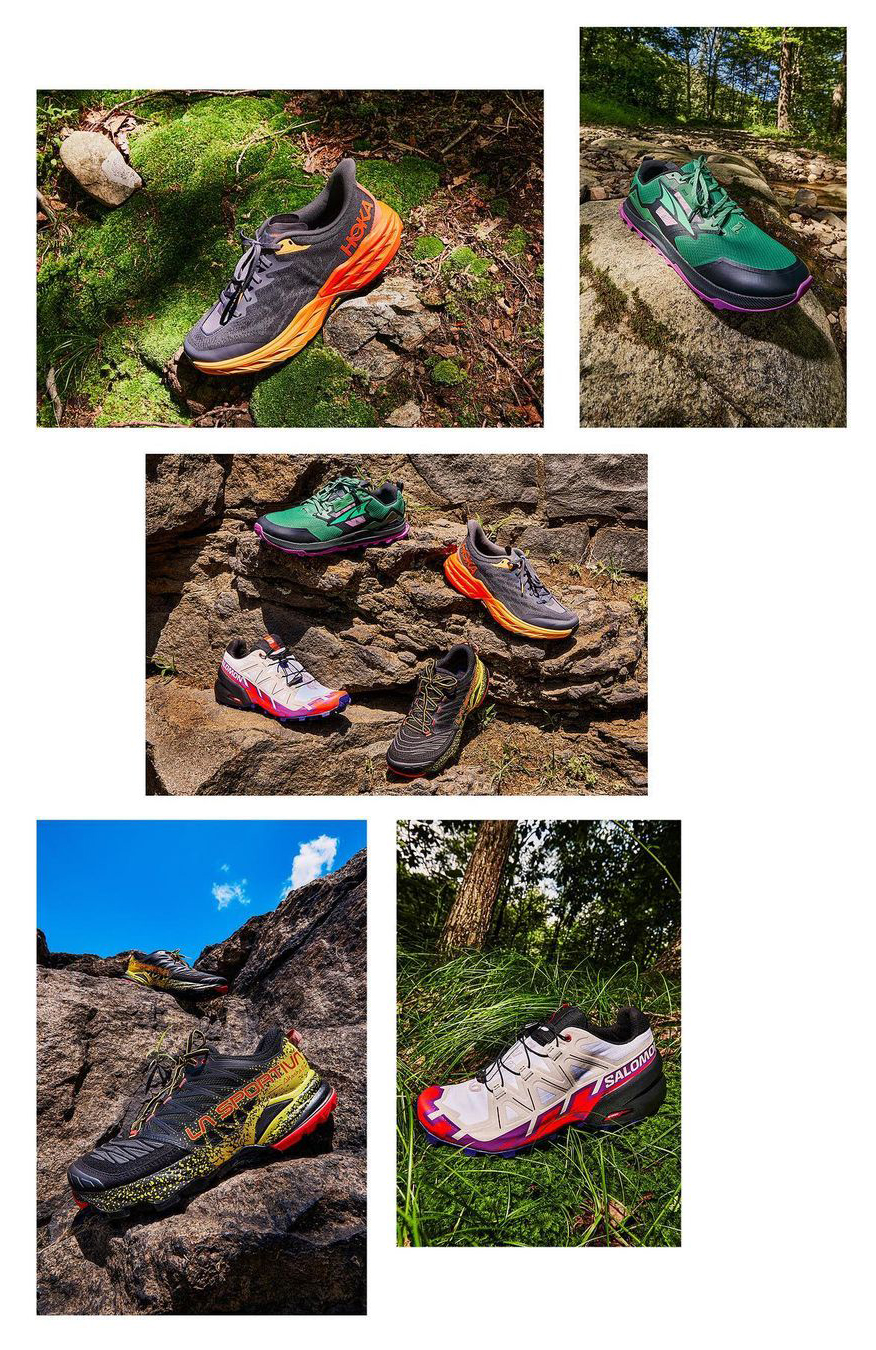 Hiking Sneakers; Photographed by Alex Huang