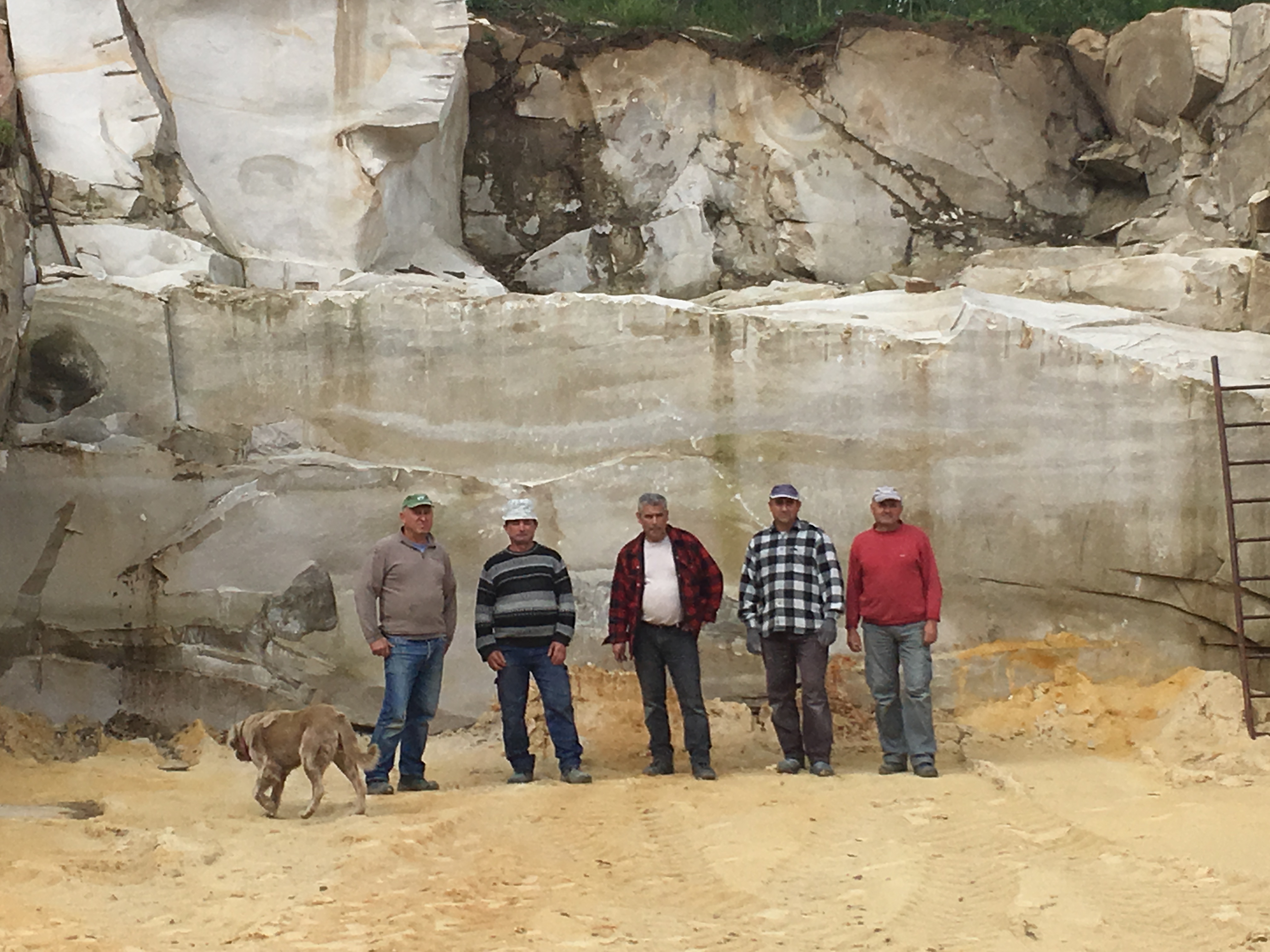 L'équipe des carriers des Grès de Fontainebleau