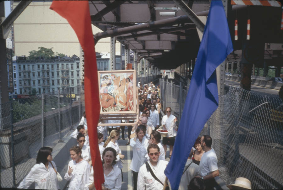 Francis Alÿs, The Modern Procession, 2002