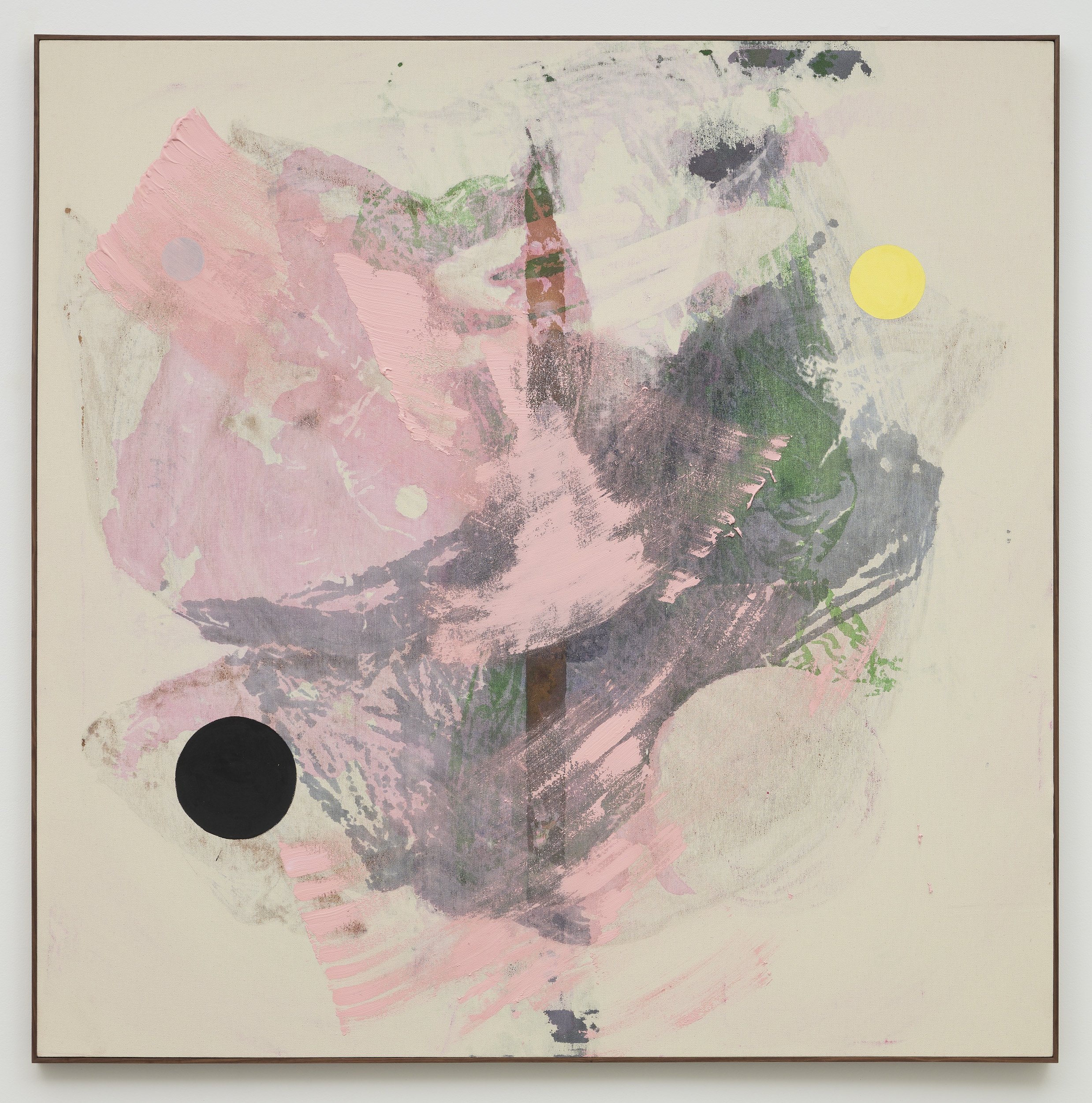 Pendulum, acrylics on canvas 60x60", 2021