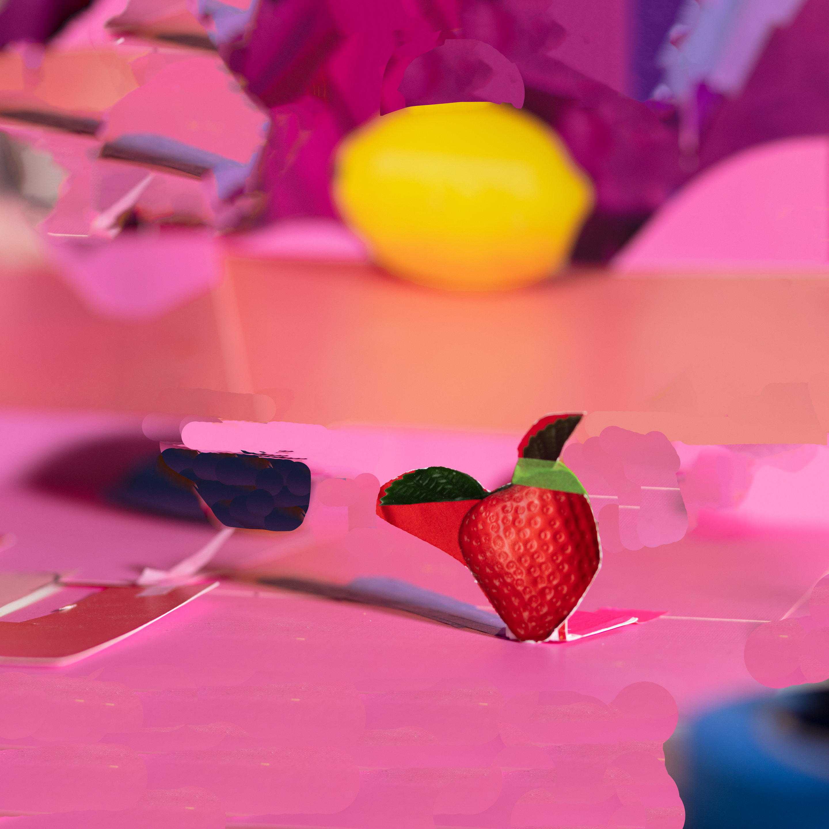 Untitled (strawberry), 2021, archival pigment print, 11”x10”