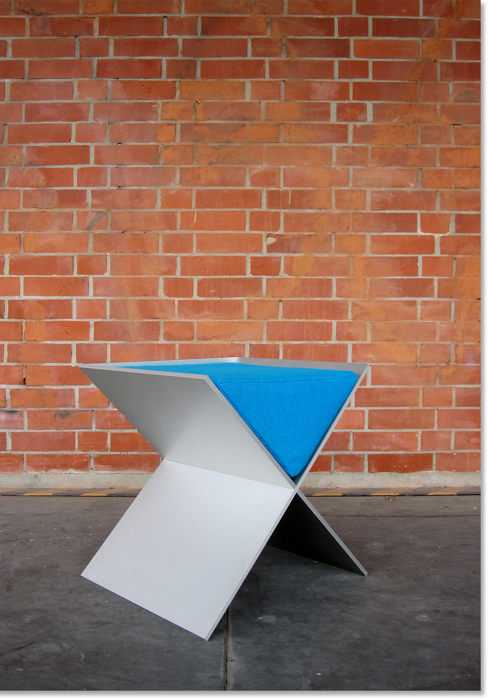 X-CHAIR, ALUMINIUM, 2012
